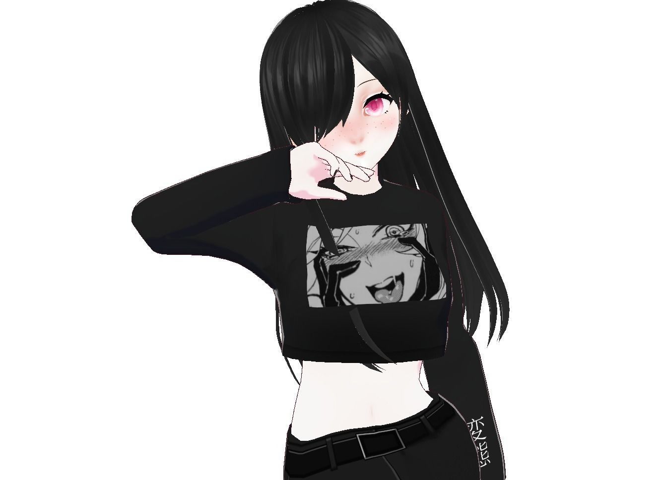 Fay Custom Vtuber Model  Low-poly 3D model_4