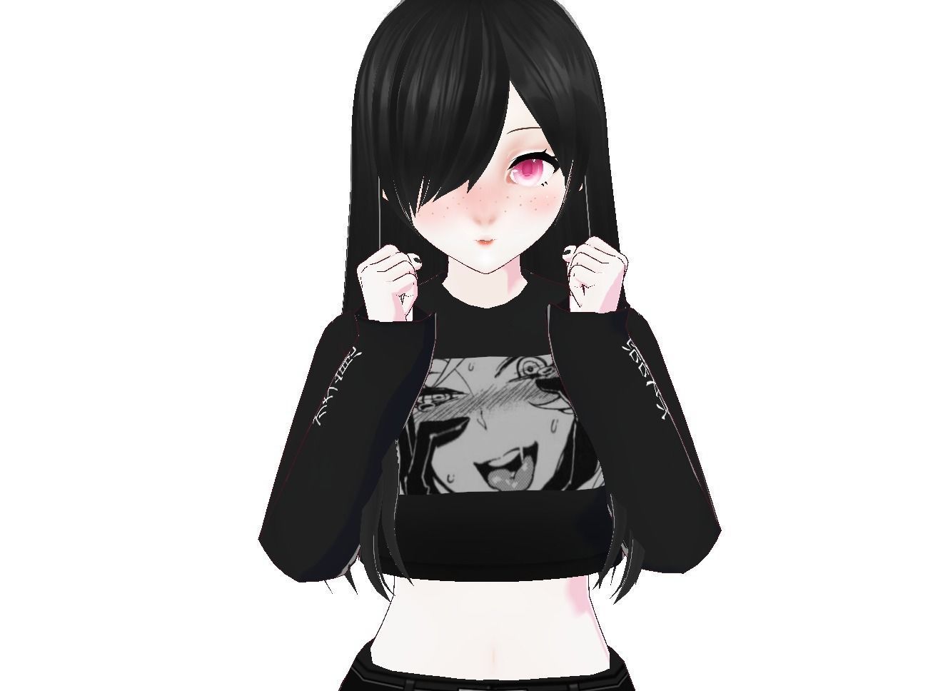 Fay Custom Vtuber Model  Low-poly 3D model_2