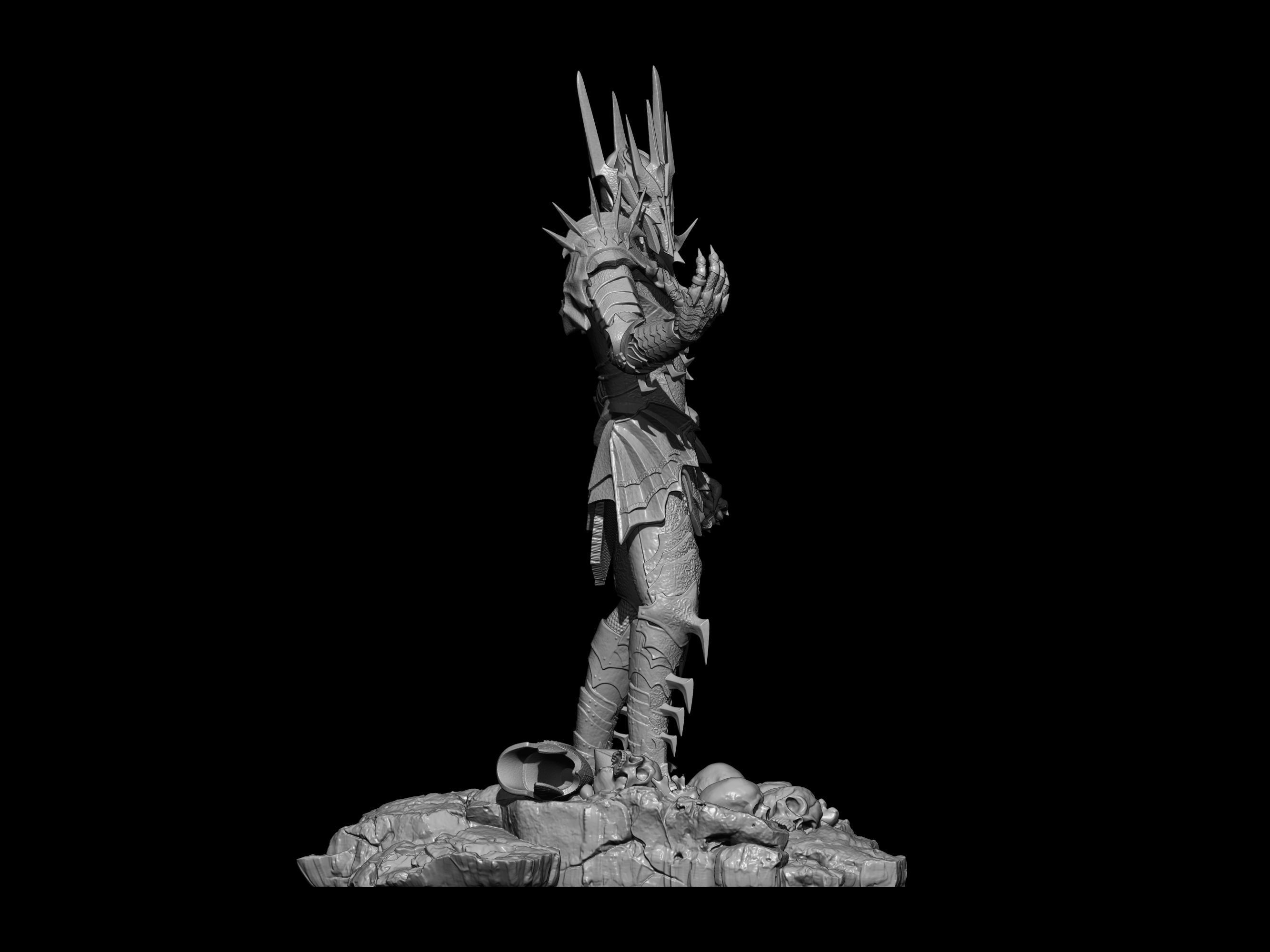 Sauron - Lord of the Rings 3D model 3D printable | CGTrader