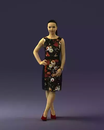 000001 beautiful girl 0318 3dp 3D print model