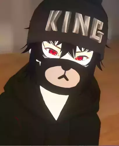 Noah Vtuber Model  Low-poly 3D model