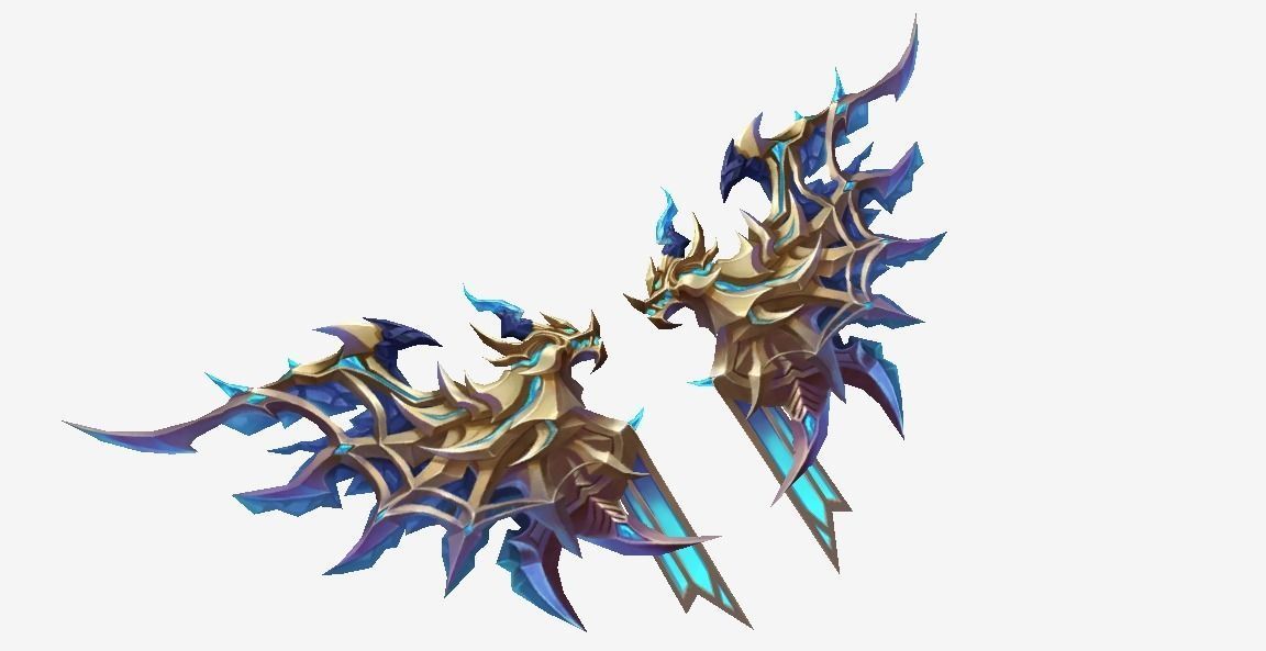 Dragon Wing Low-poly 3D model_10