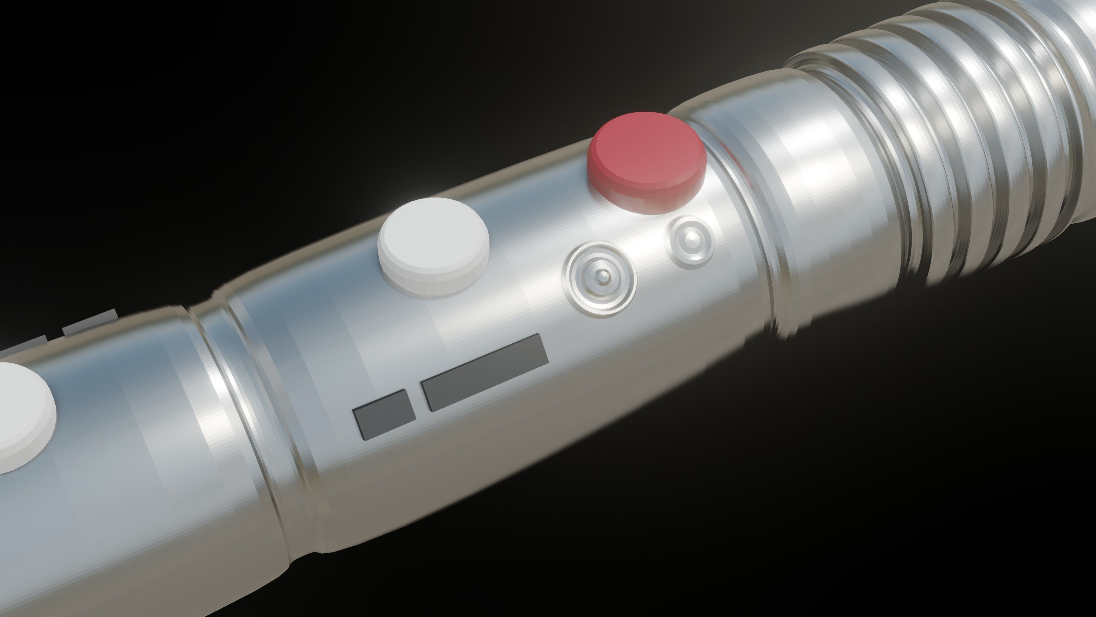 Darth Maul Lightsaber 3D model_4