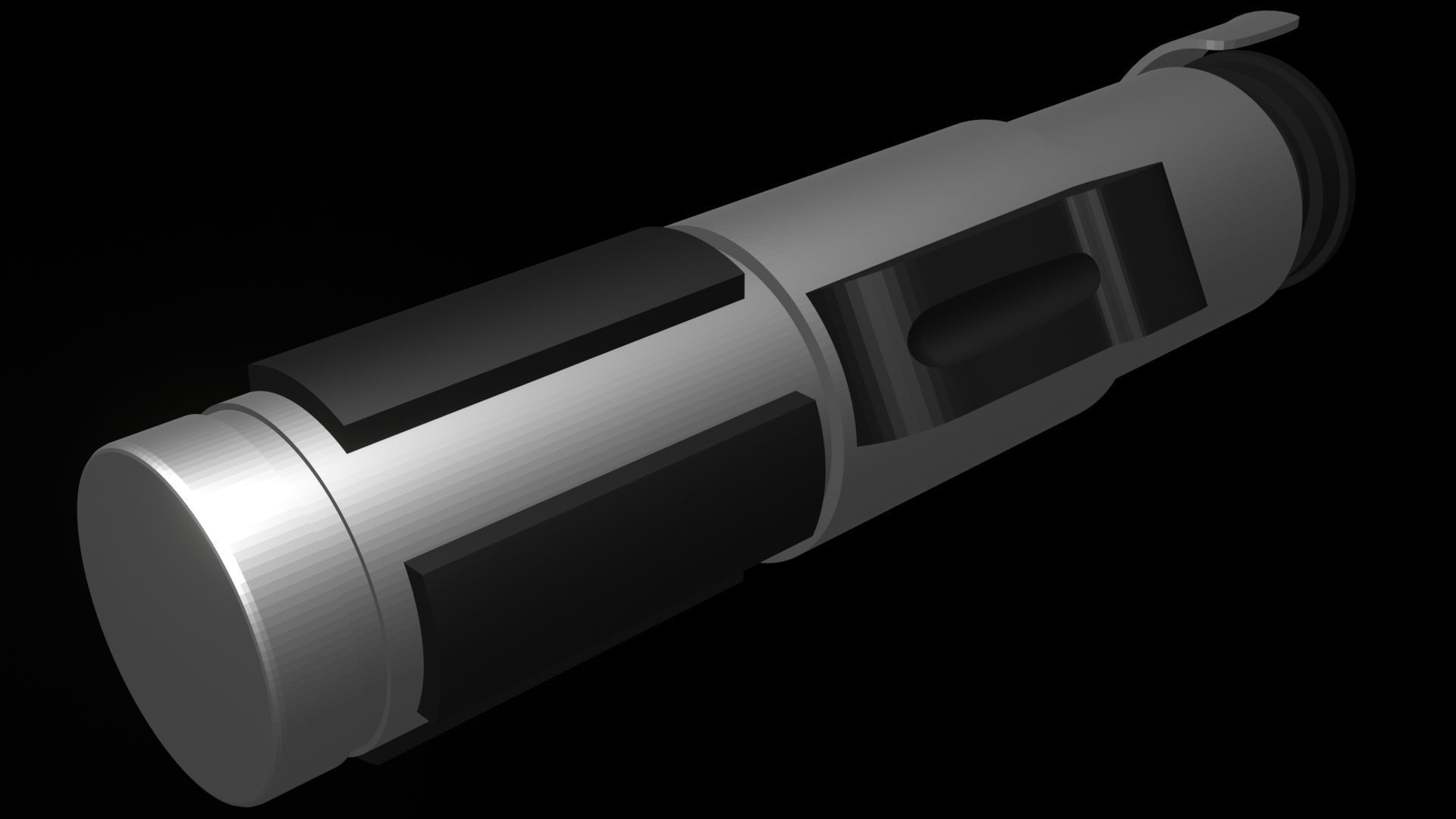 Yoda Lightsaber only handle 3D model_1