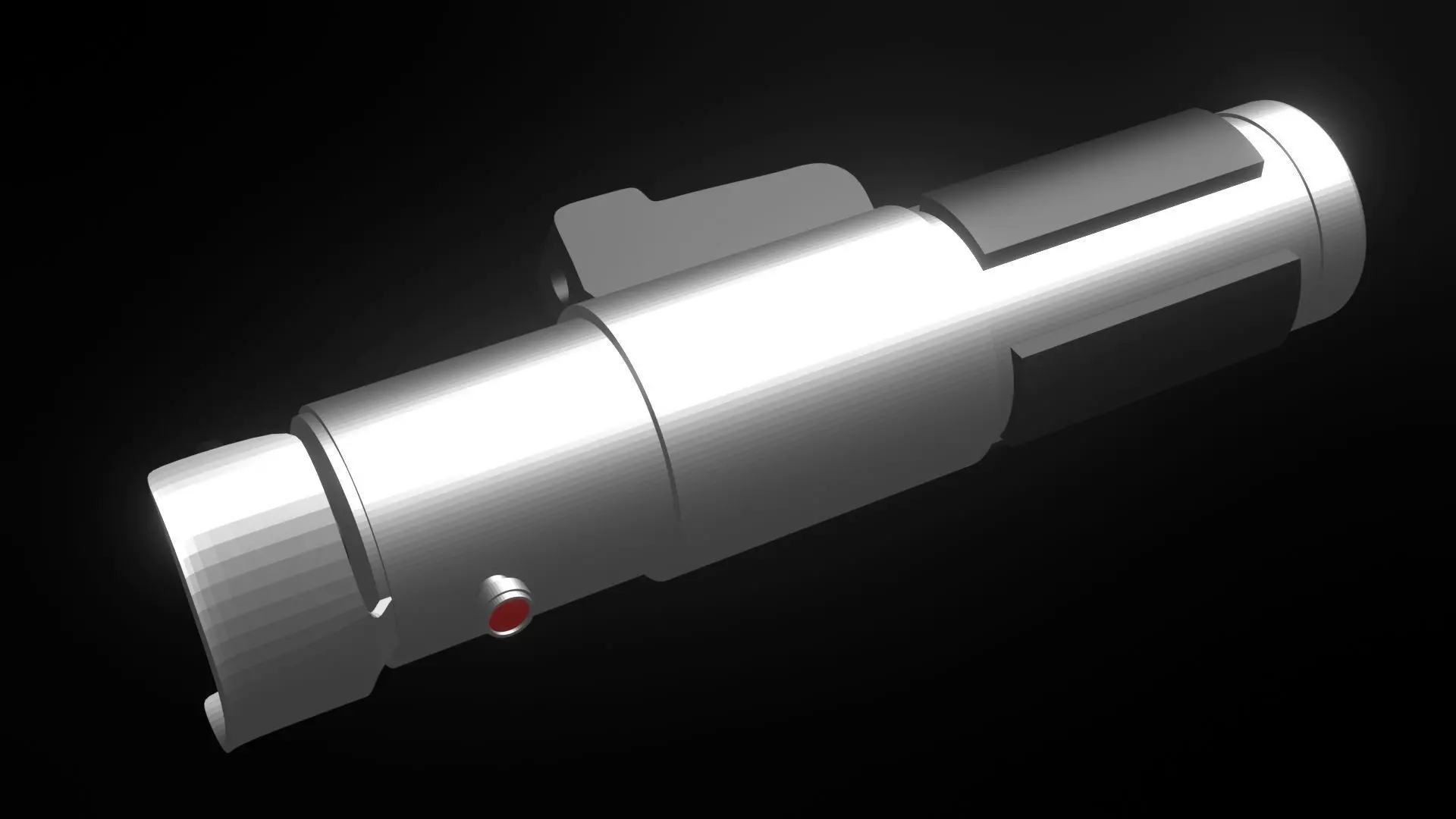 Yoda Lightsaber only handle 3D model_0