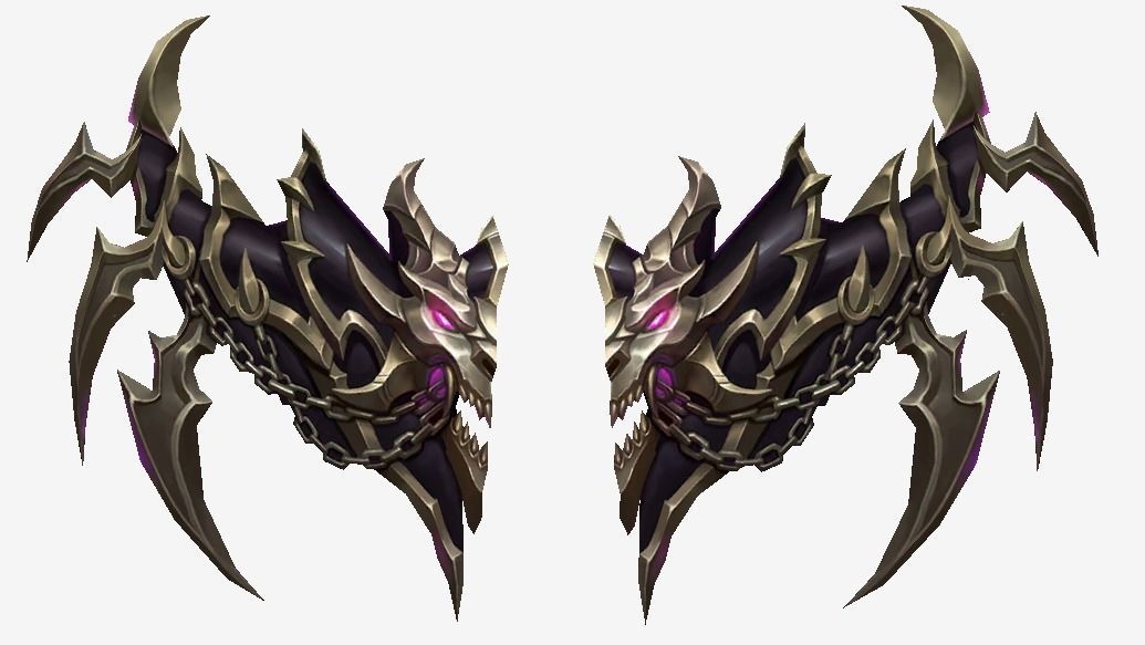 Futuristic Demon Wing Low-poly 3D model_15