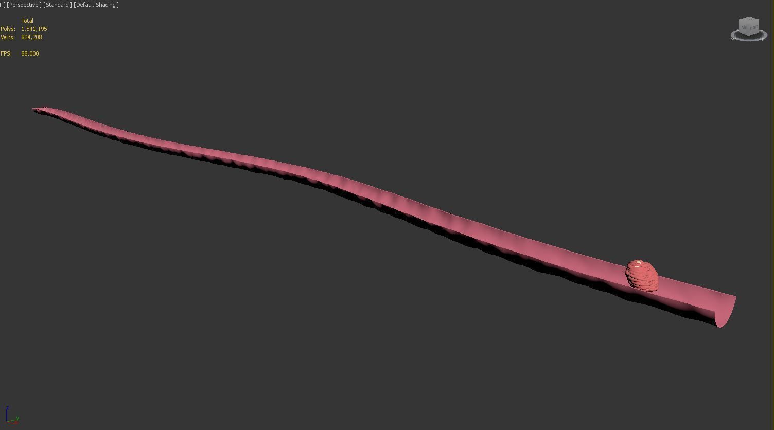 Blood Flow Vessel Heart Beat Pressure Animation 3D model_14