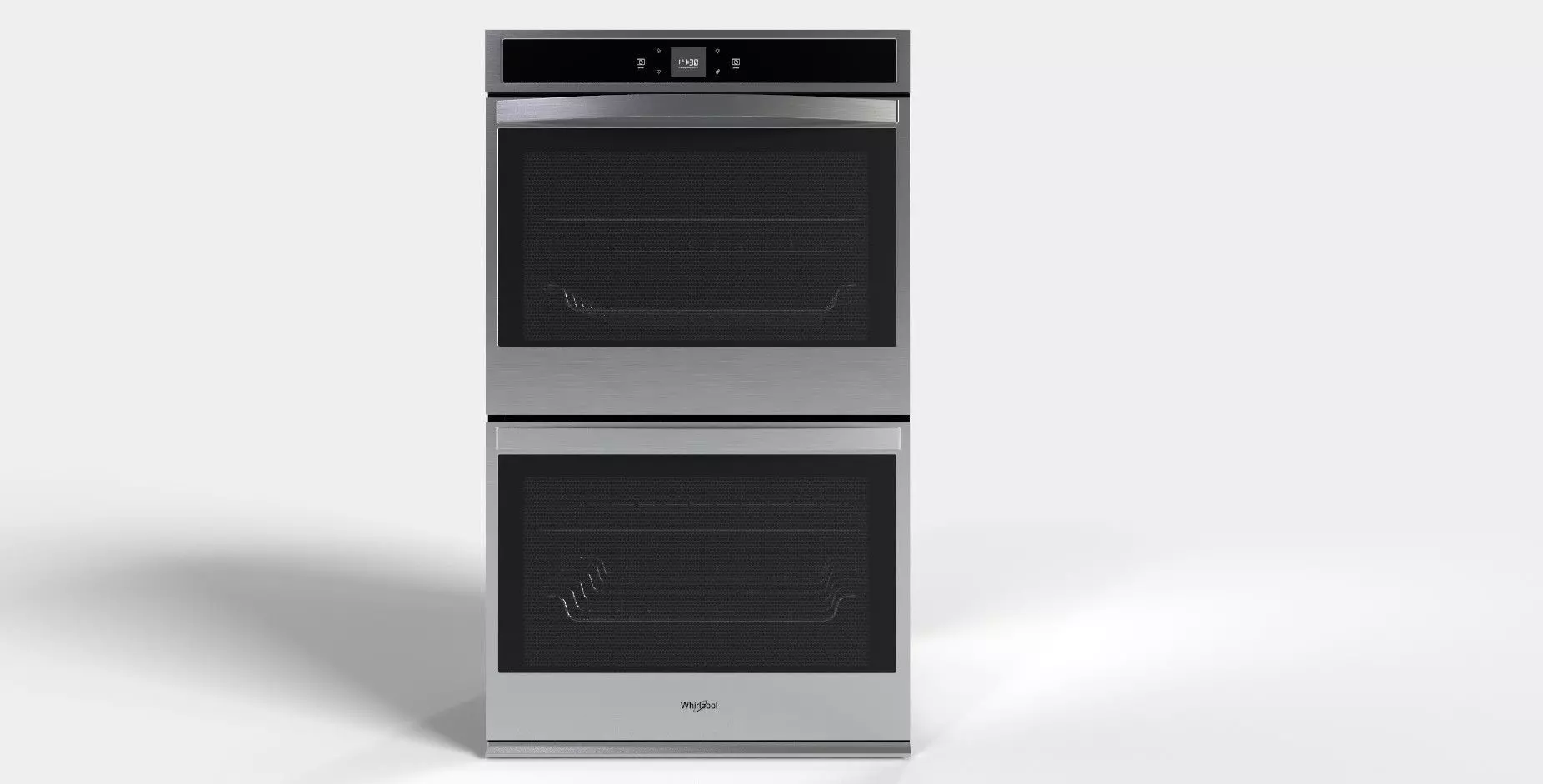 Whirlpool double door microwave wall oven 3D model