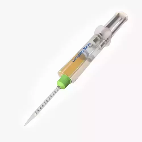 Adhesive Medical Syringe Glue 3D Model