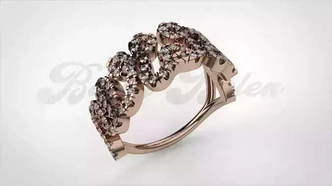 Woman ring diamond R00286