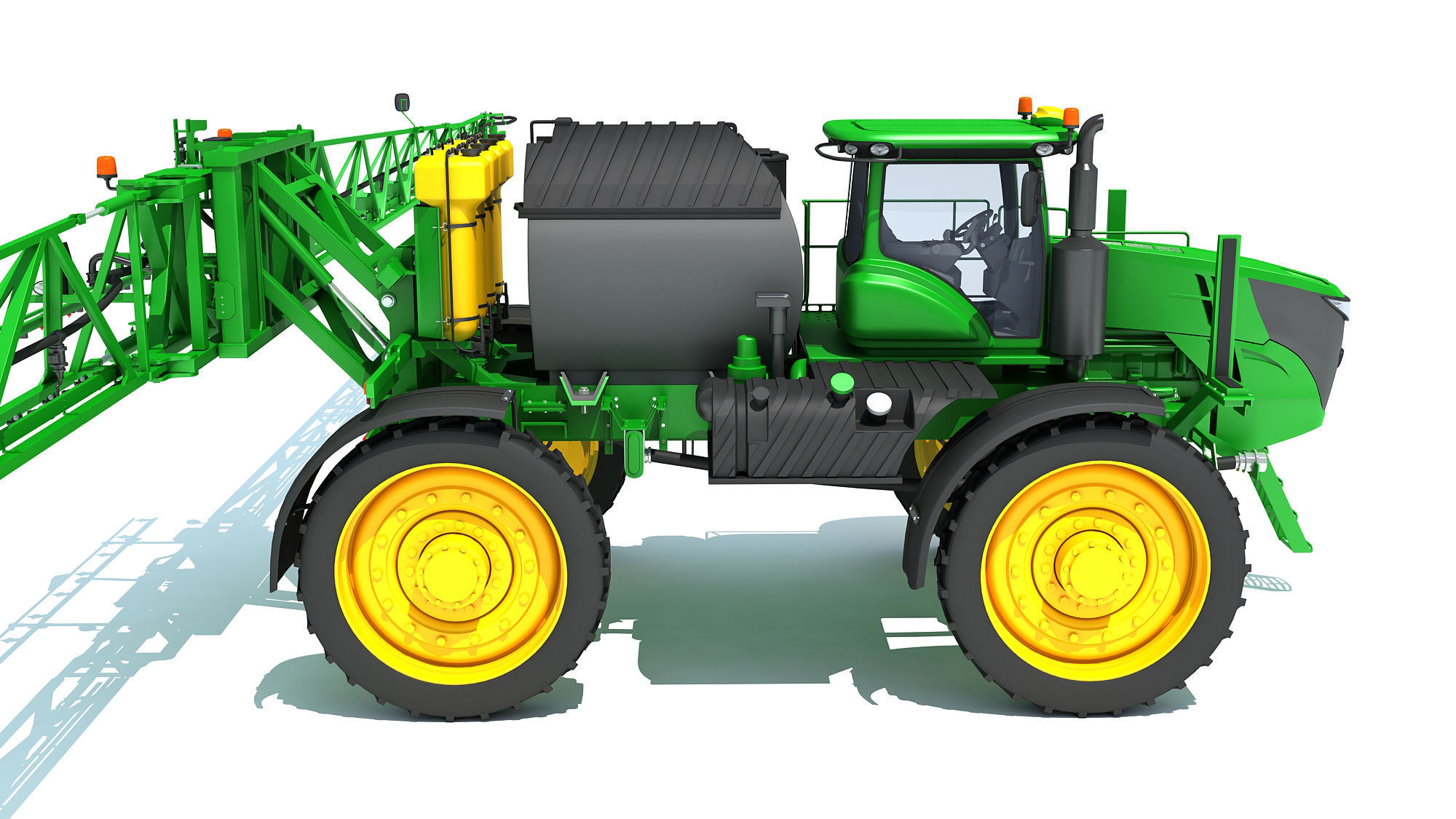 Sprayer and Spreader Machine 3D model_8