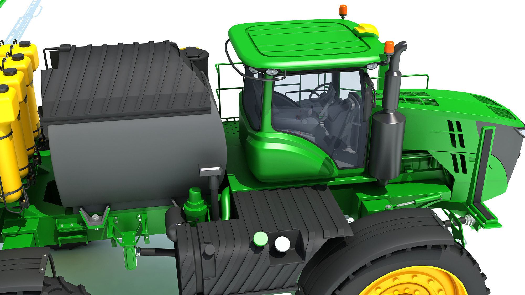 Sprayer and Spreader Machine 3D model_22