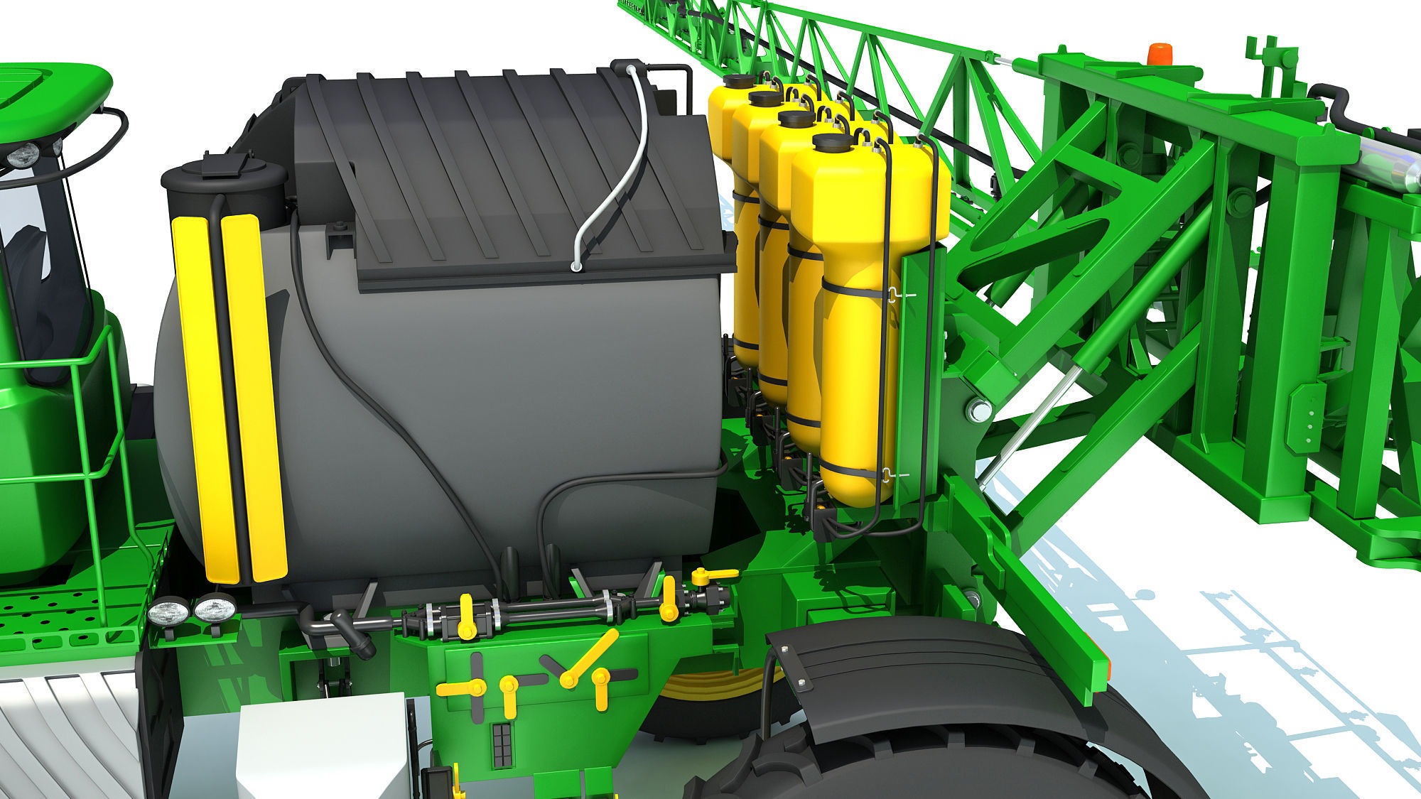 Sprayer and Spreader Machine 3D model_18
