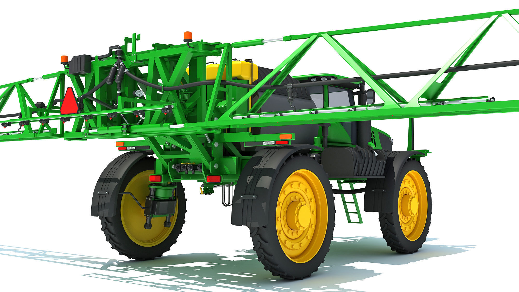 Sprayer and Spreader Machine 3D model_6