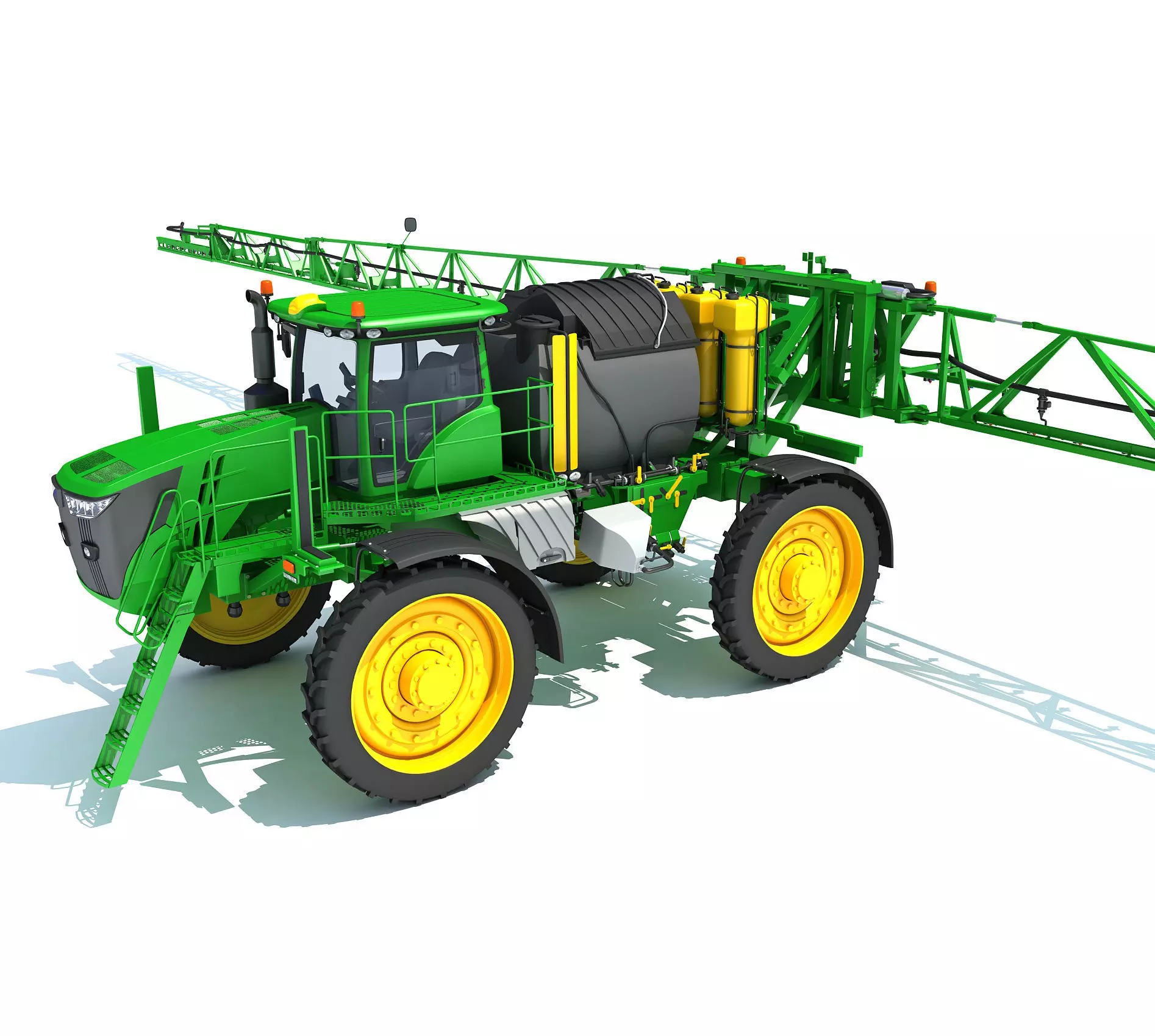 Sprayer and Spreader Machine 3D model_0