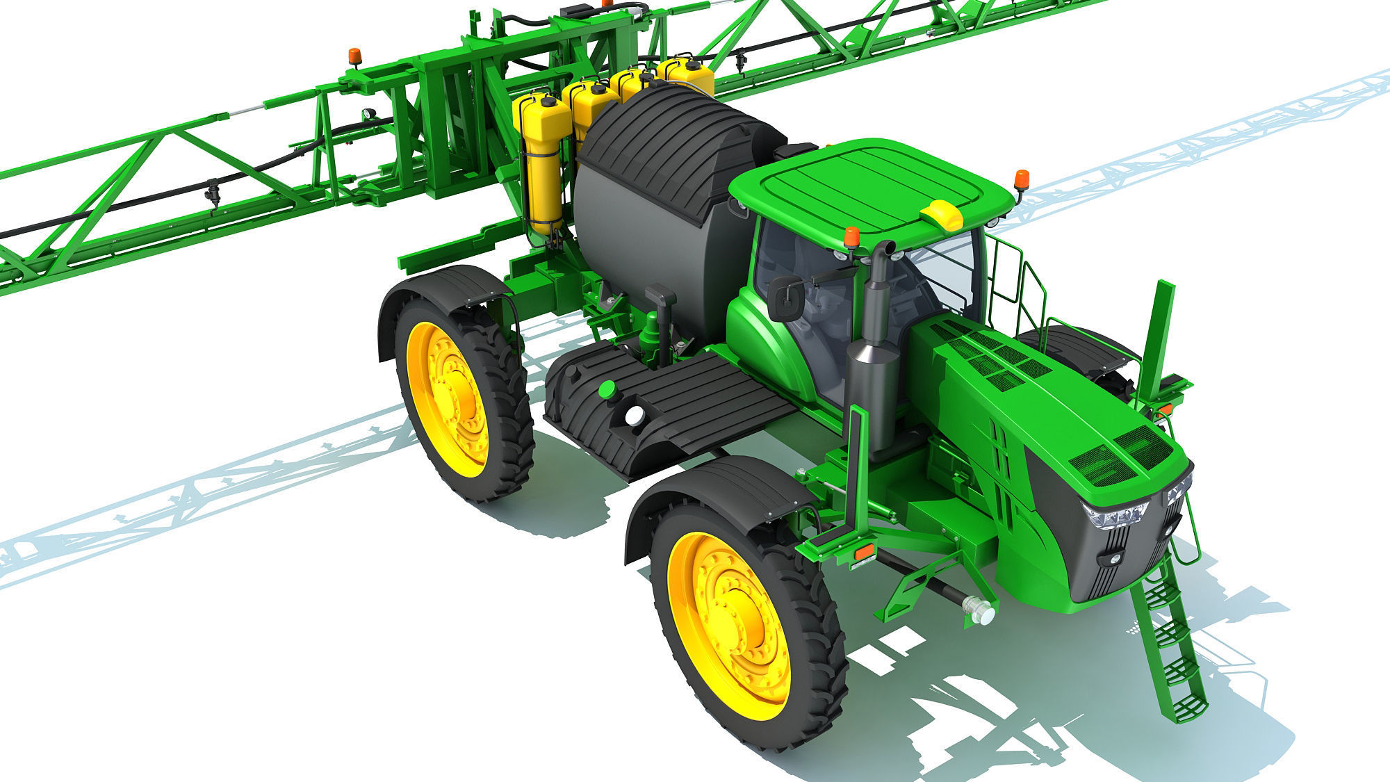 Sprayer and Spreader Machine 3D model_13