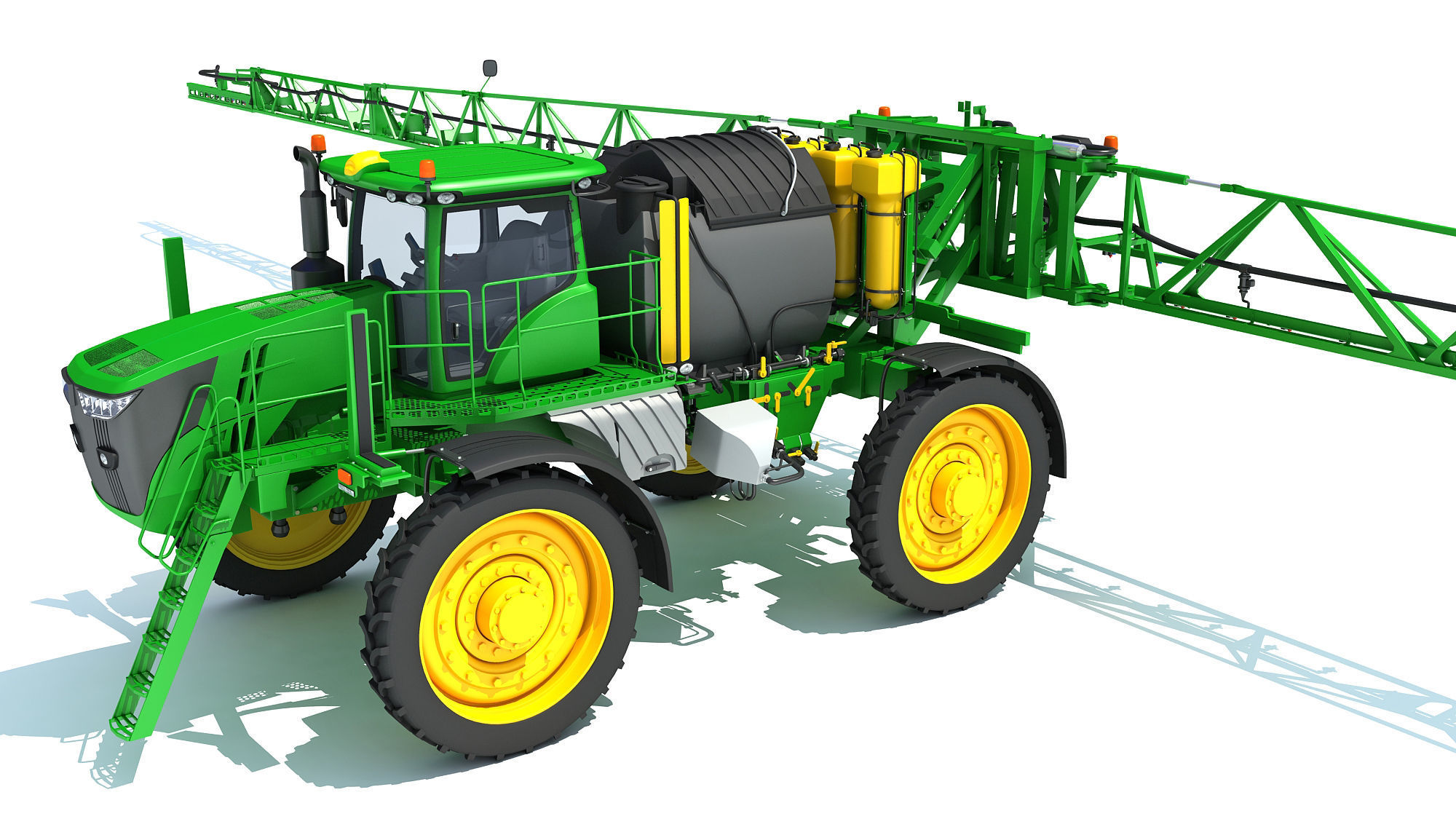 Sprayer and Spreader Machine 3D model_12