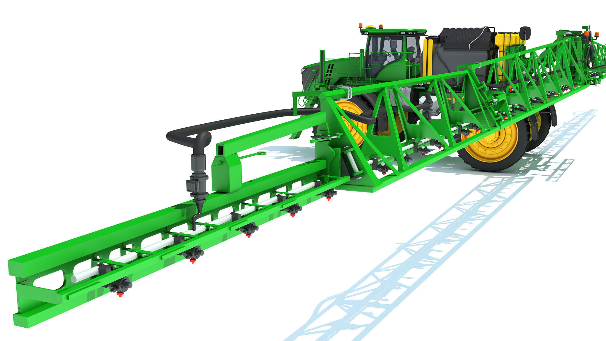 Sprayer and Spreader Machine 3D model_19