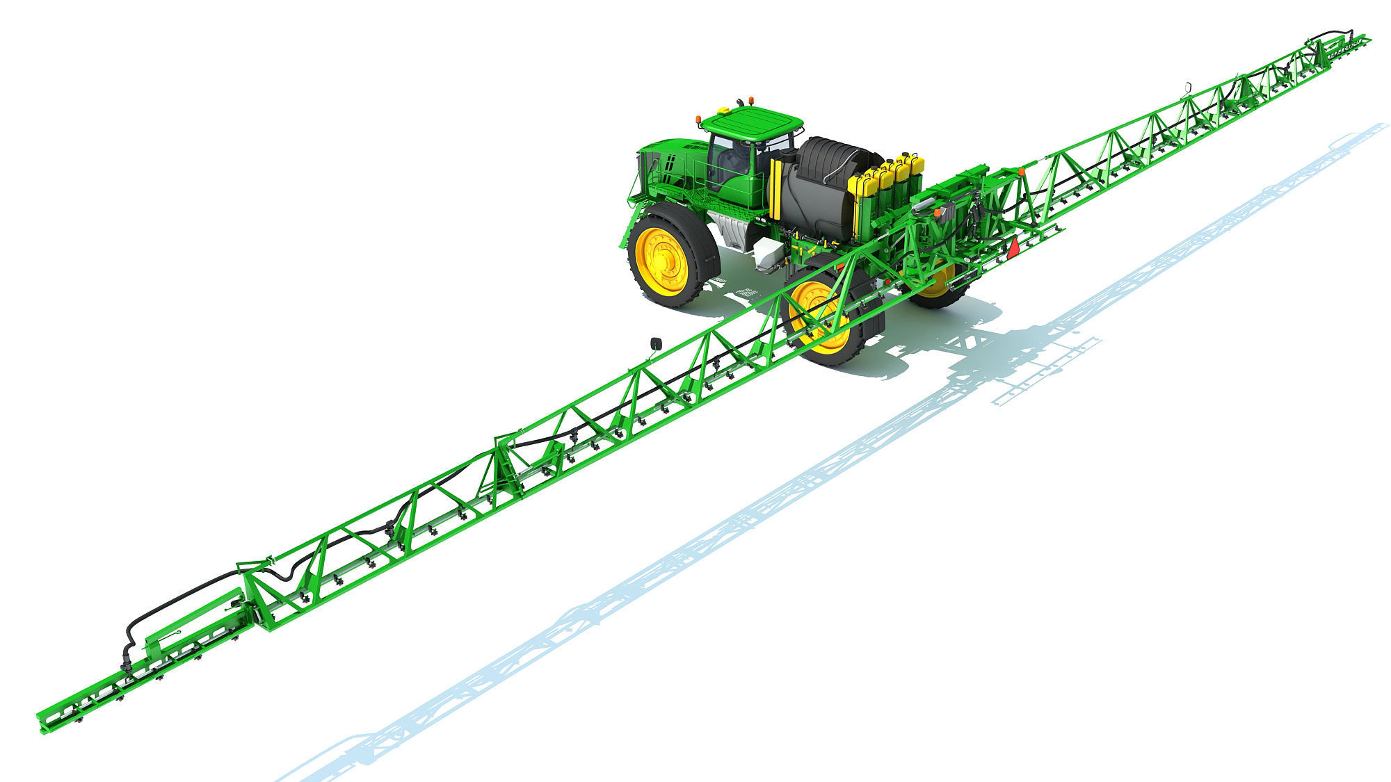 Sprayer and Spreader Machine 3D model_4