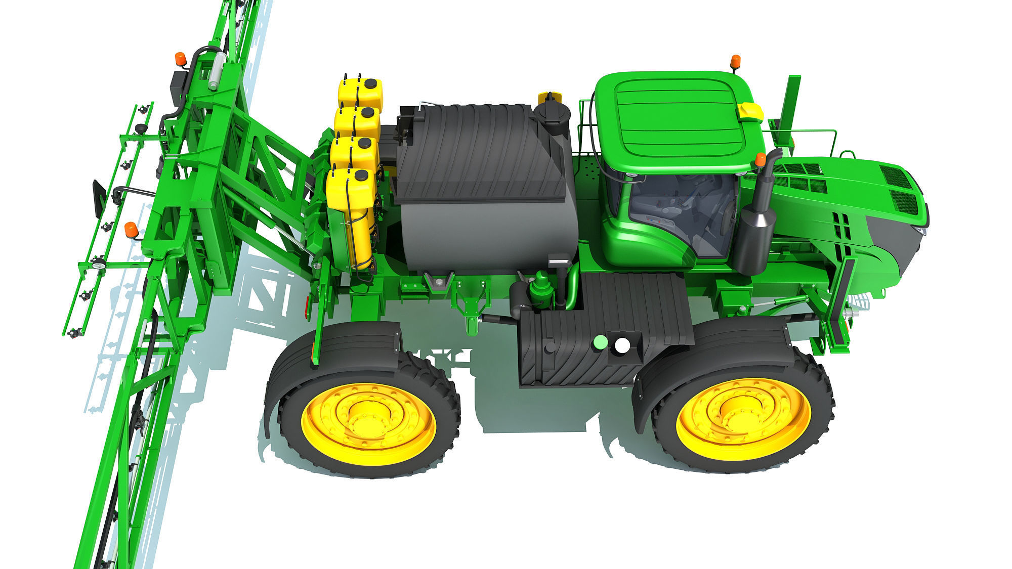 Sprayer and Spreader Machine 3D model_9