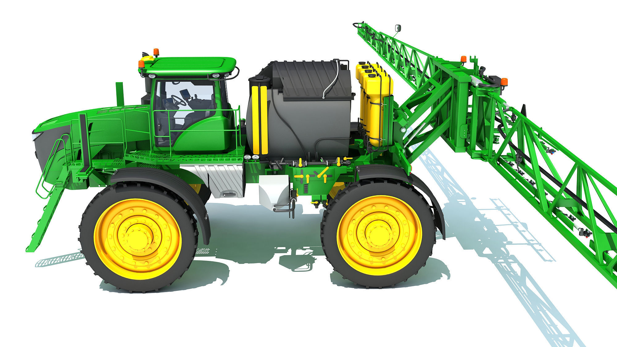 Sprayer and Spreader Machine 3D model_1