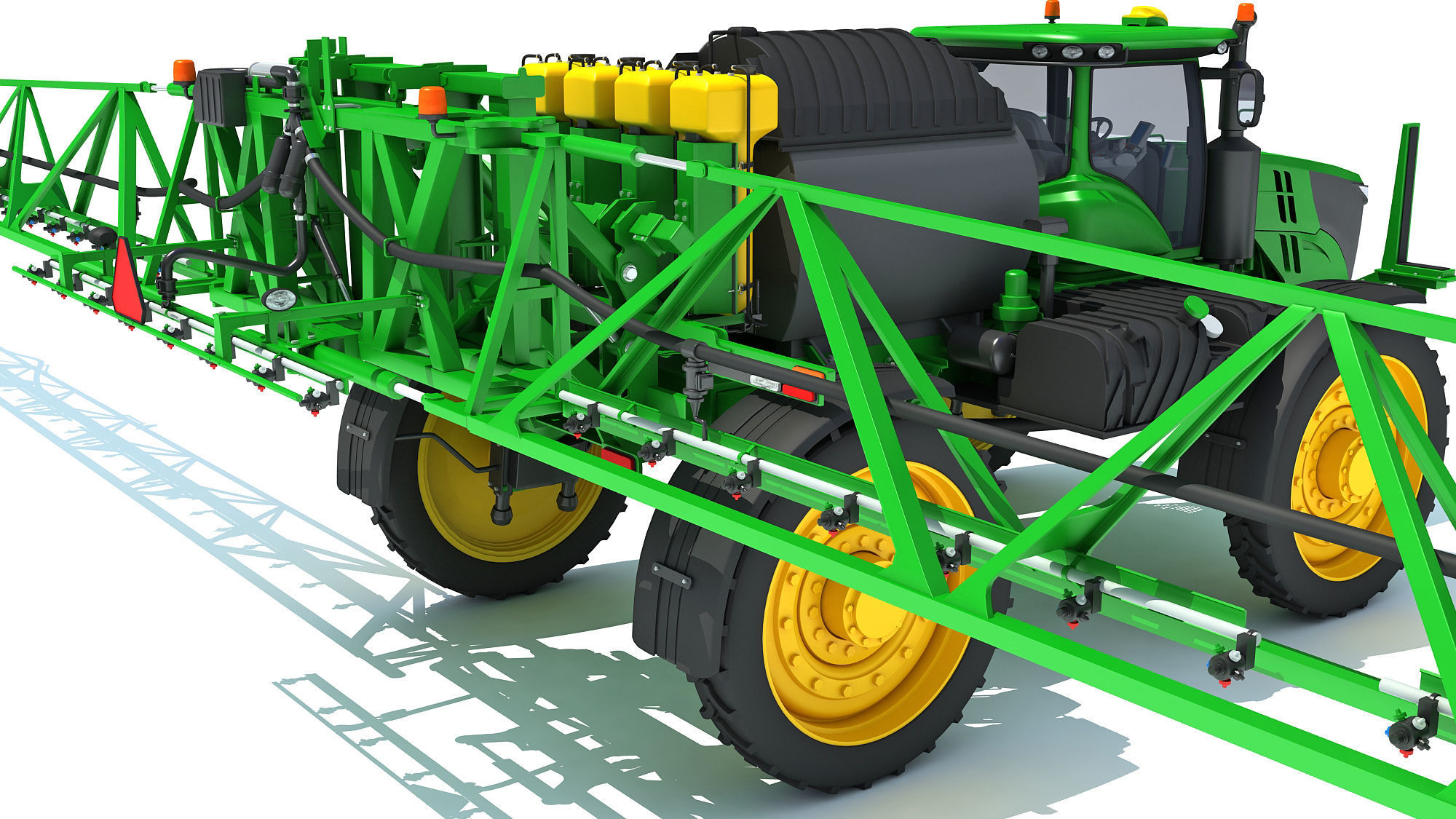 Sprayer and Spreader Machine 3D model_21