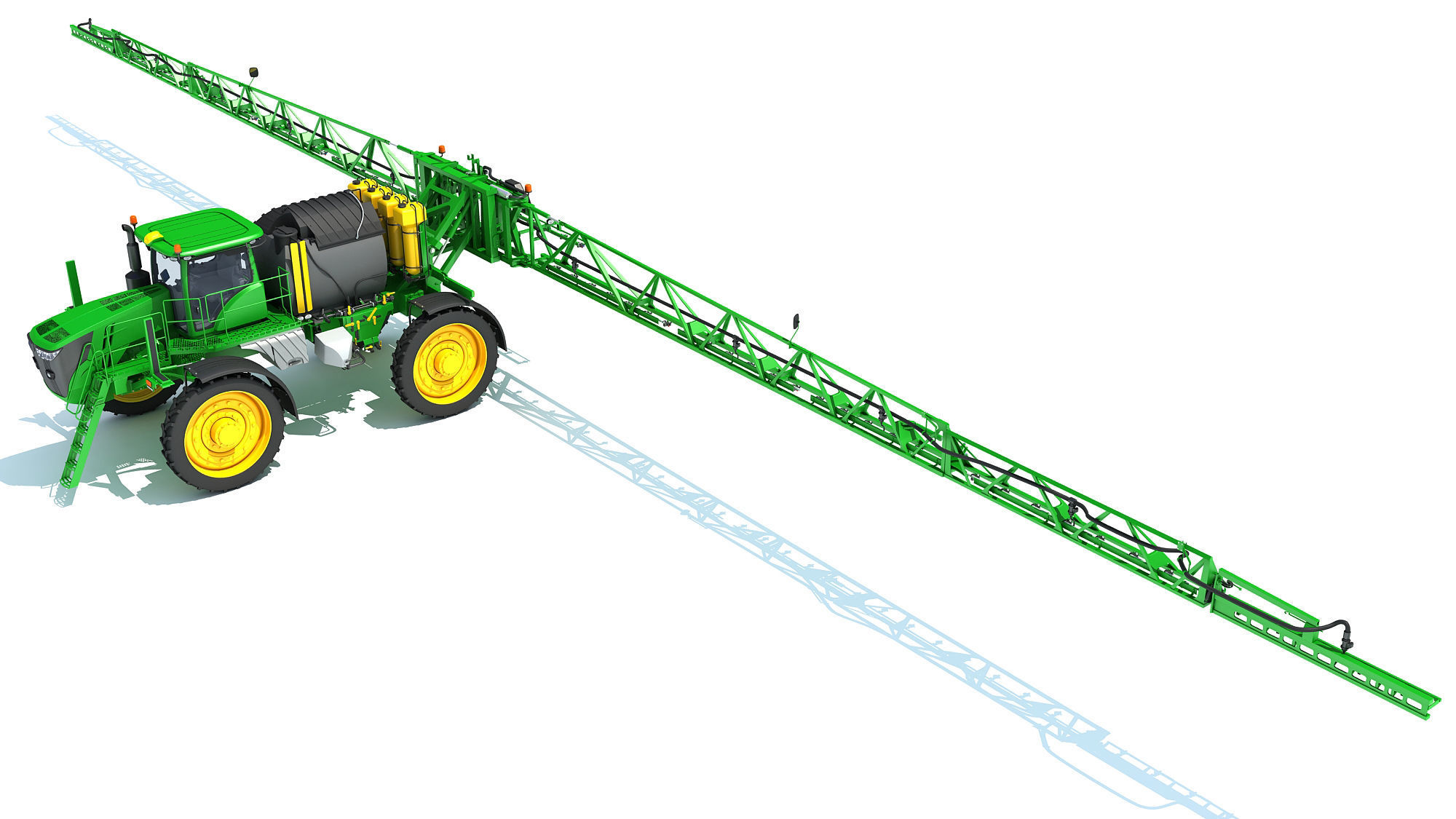 Sprayer and Spreader Machine 3D model_7