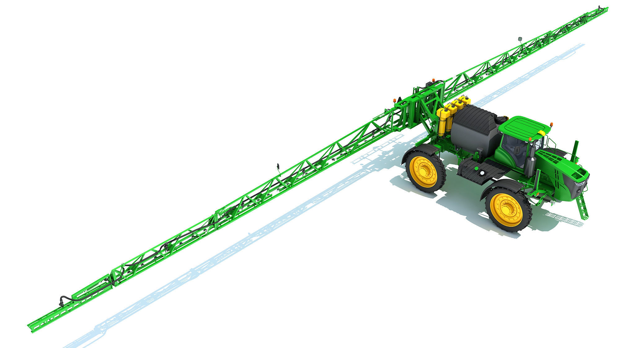 Sprayer and Spreader Machine 3D model_10