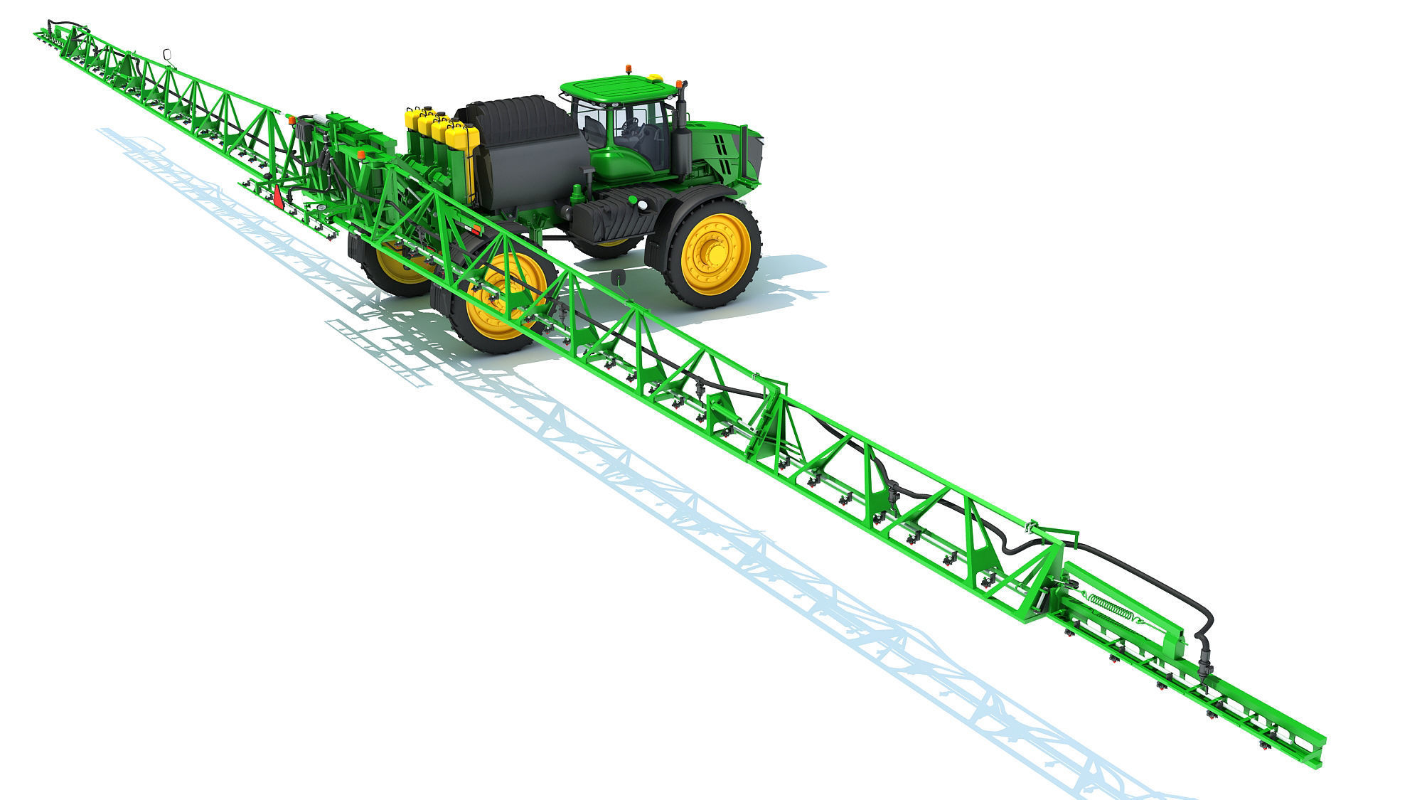 Sprayer and Spreader Machine 3D model_2