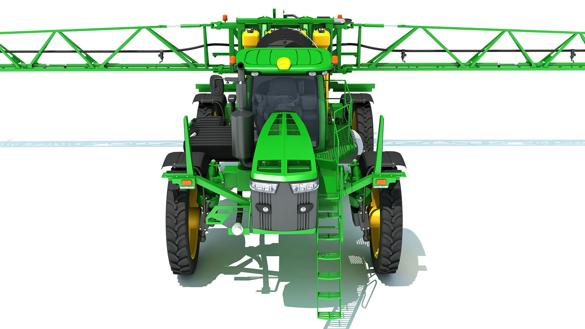 Sprayer and Spreader Machine 3D model_14