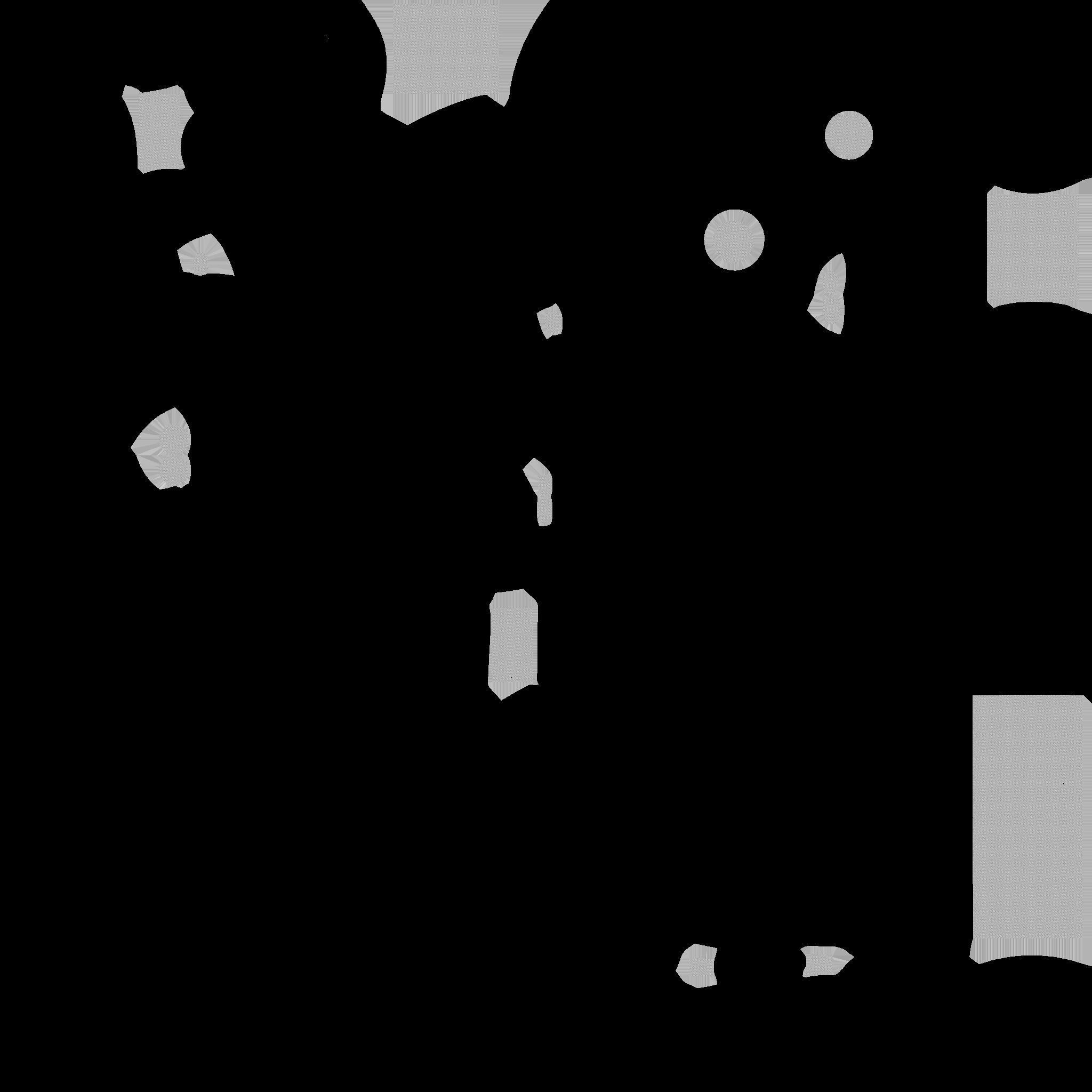 Cartoon Kart A08 Light Blue - Vehicle Racing Design Low-poly 3D model_25