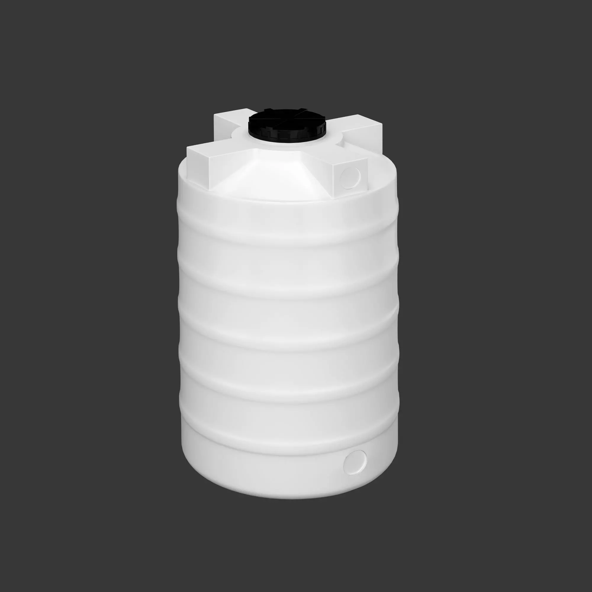 Vertical Grooved Tank 3D model_0