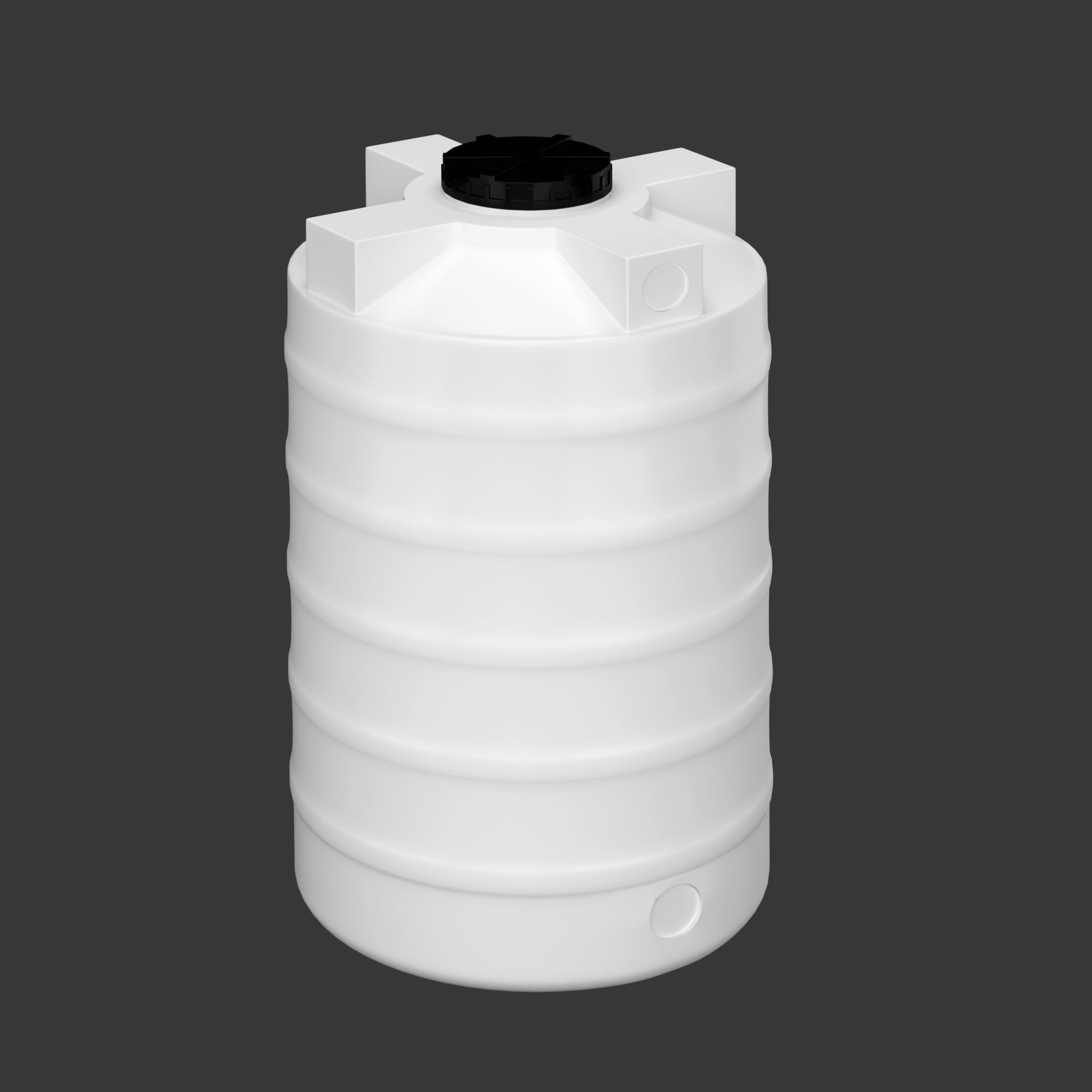 Vertical Grooved Tank 3D model_1