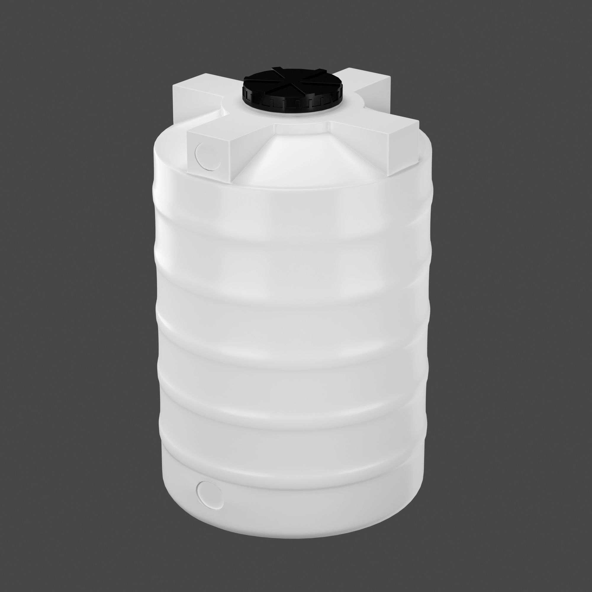 Vertical Grooved Tank 3D model_2