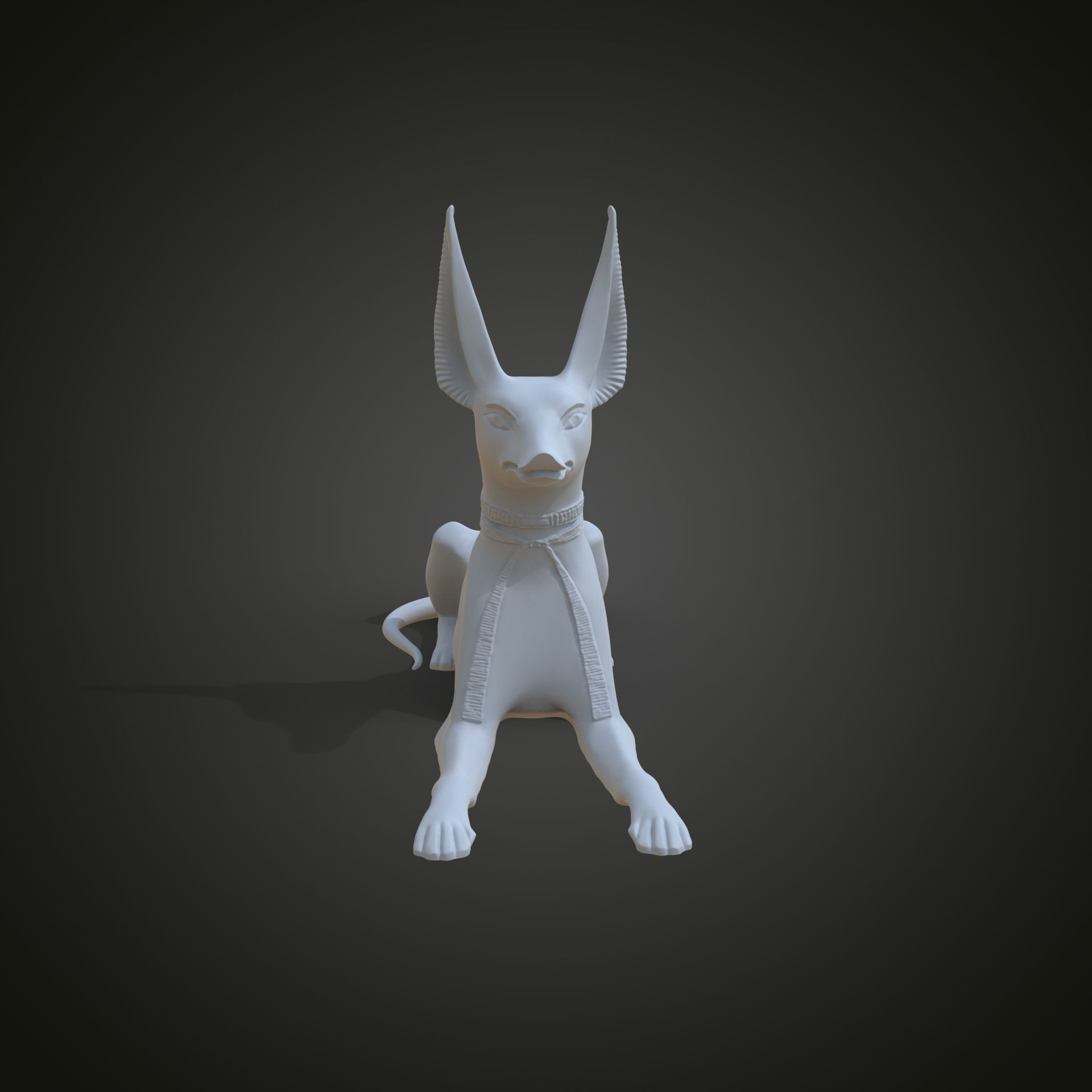 Egyptian God Anubis Shrine 3D print model_7