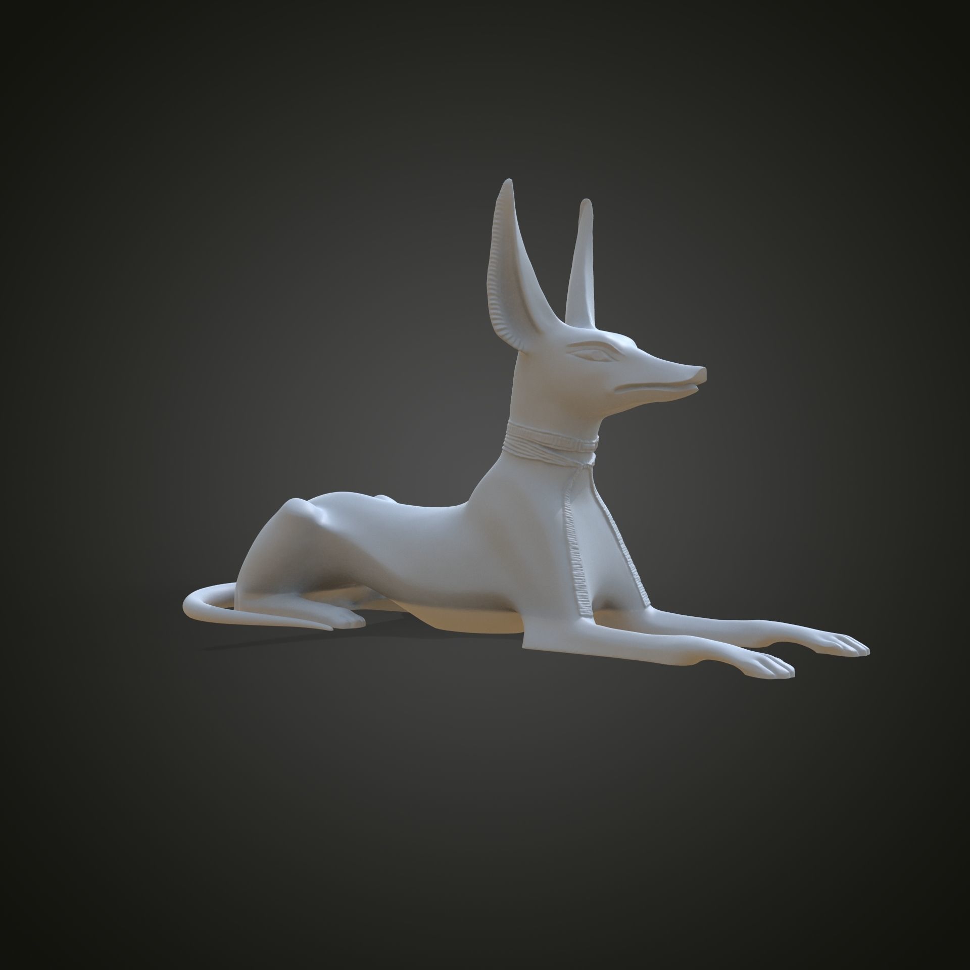 Egyptian God Anubis Shrine 3D print model_5