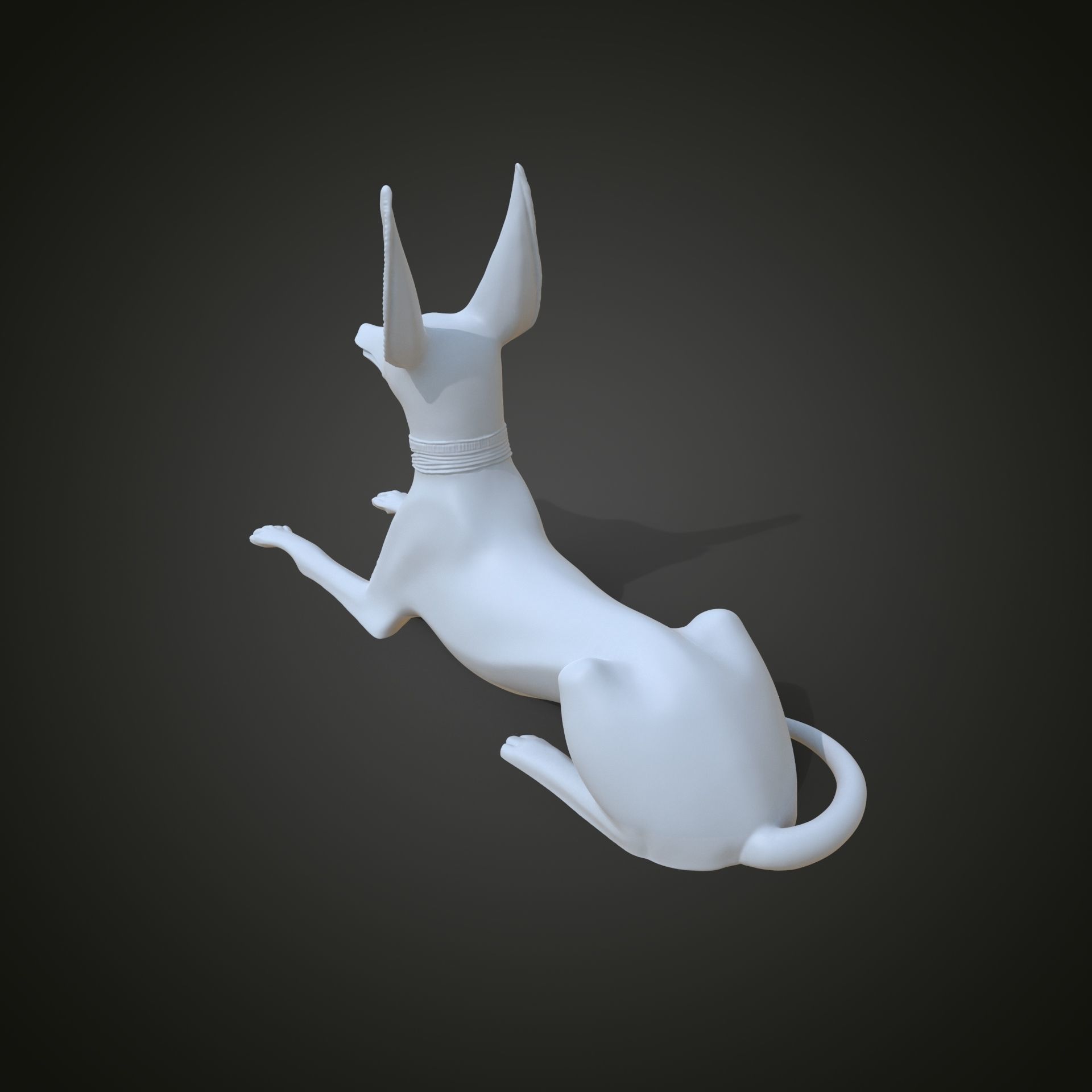 Egyptian God Anubis Shrine 3D print model_12