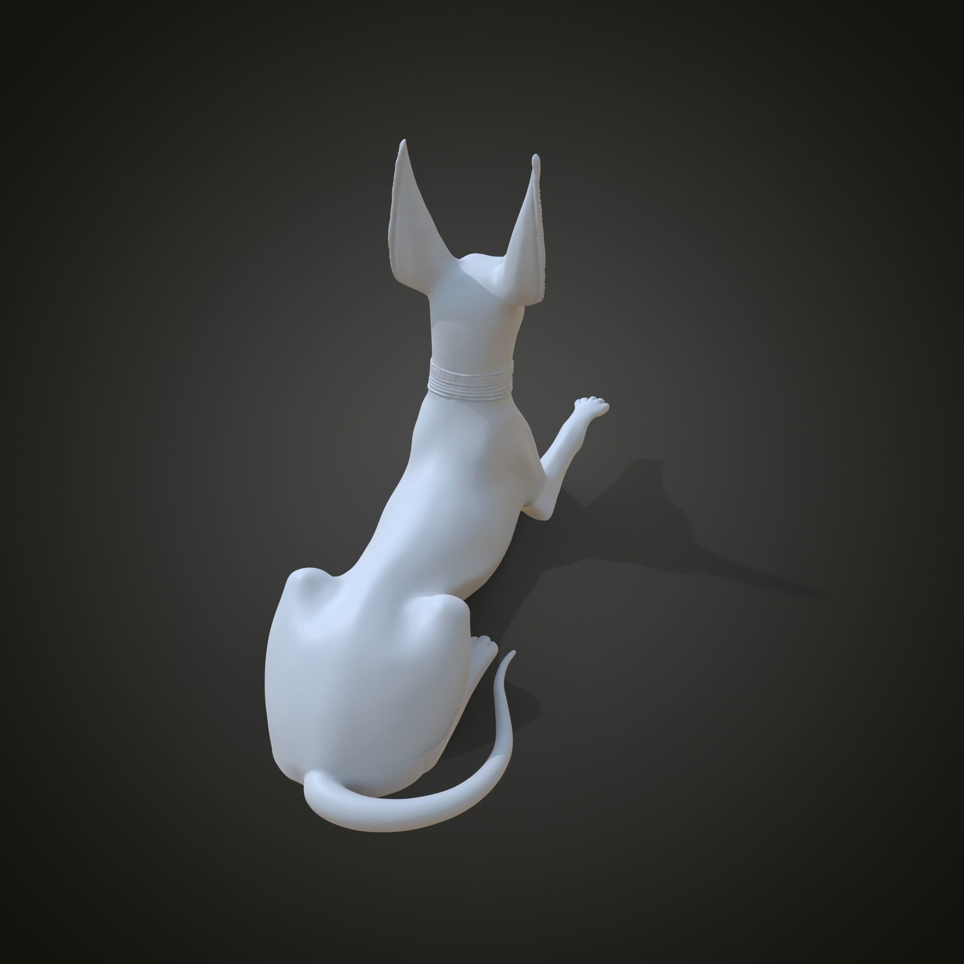 Egyptian God Anubis Shrine 3D print model_3