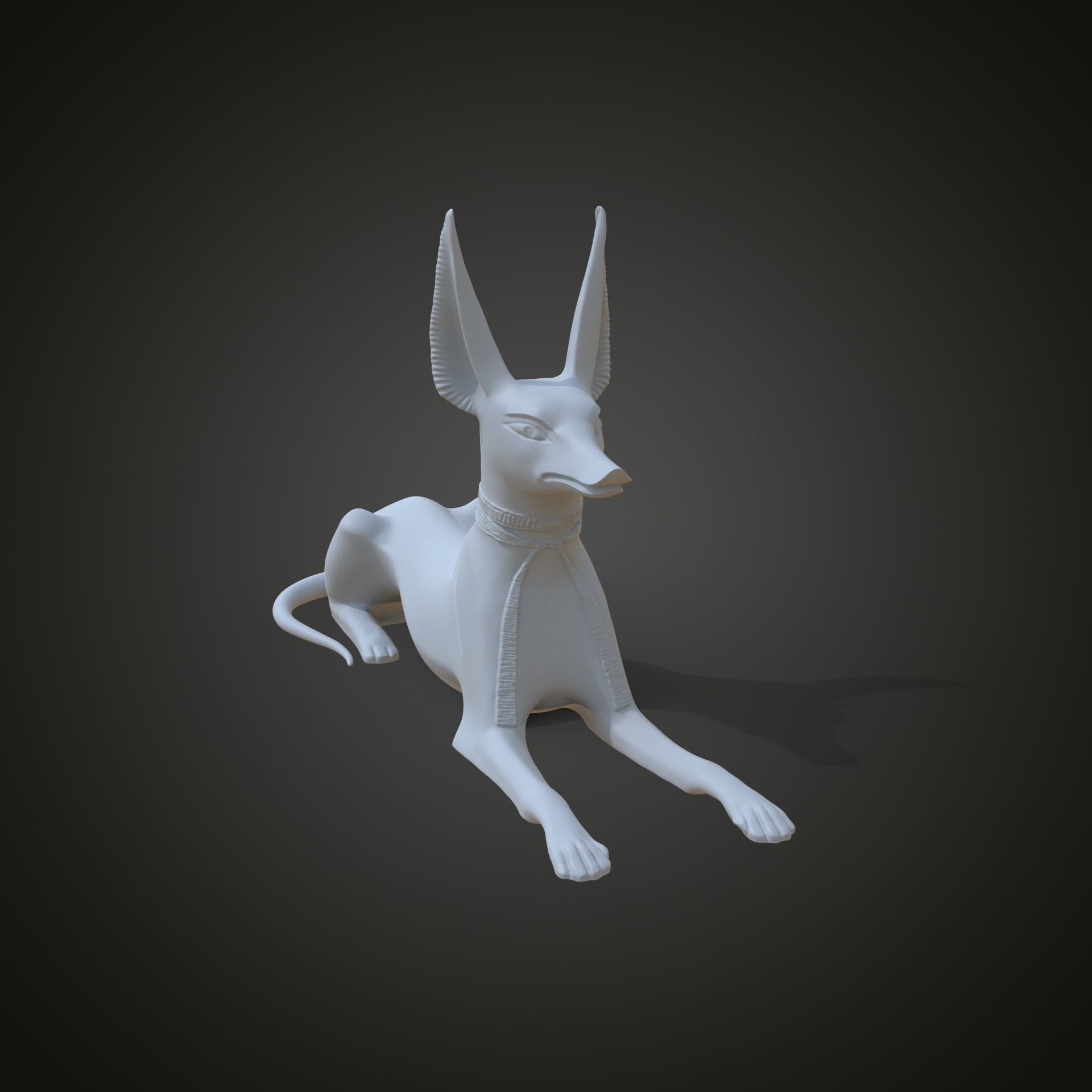 Egyptian God Anubis Shrine 3D print model_6