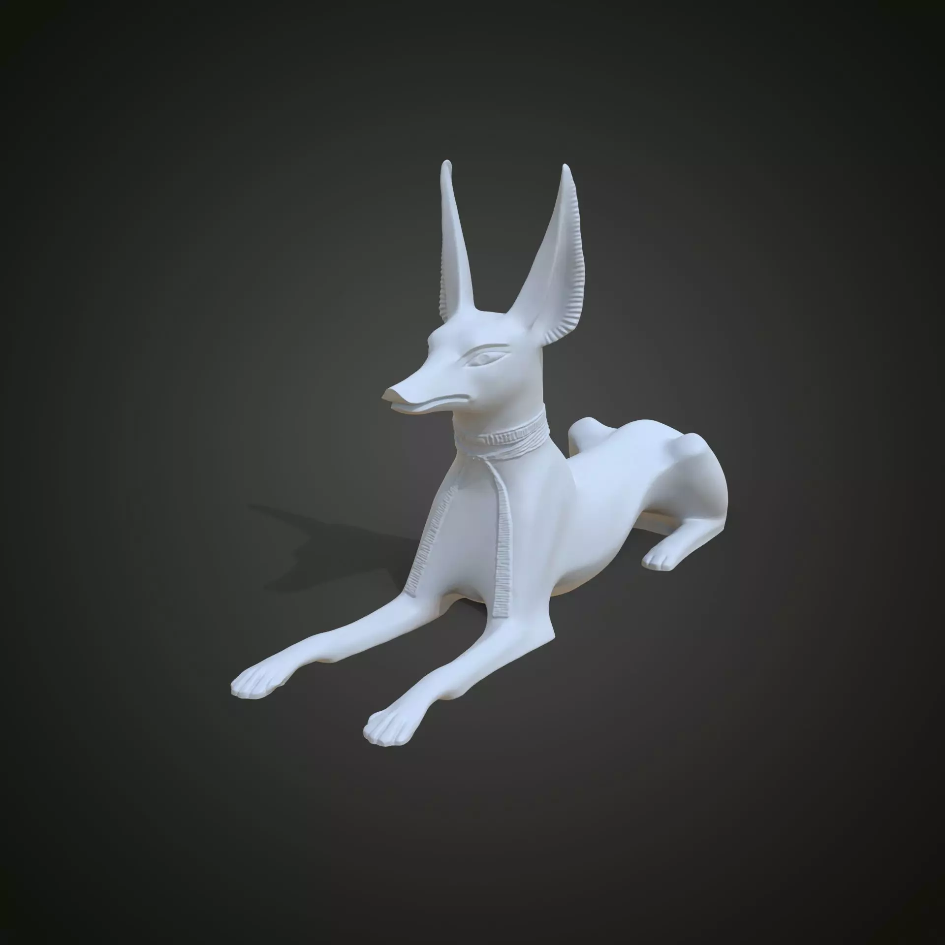 Egyptian God Anubis Shrine 3D print model_0