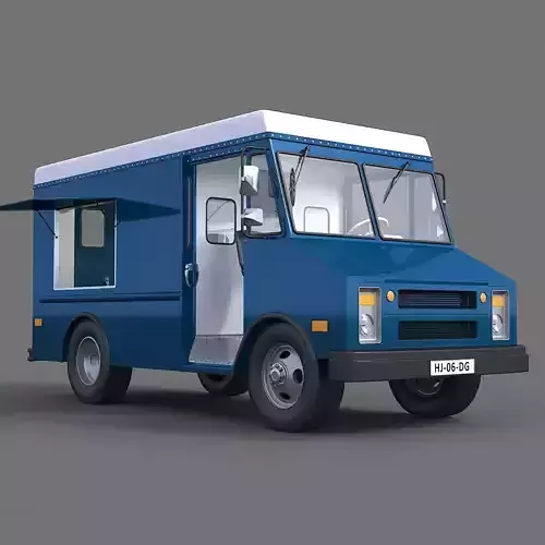 Step Van 3D model
