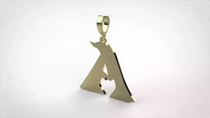 pendant alphabet rebucked A medium