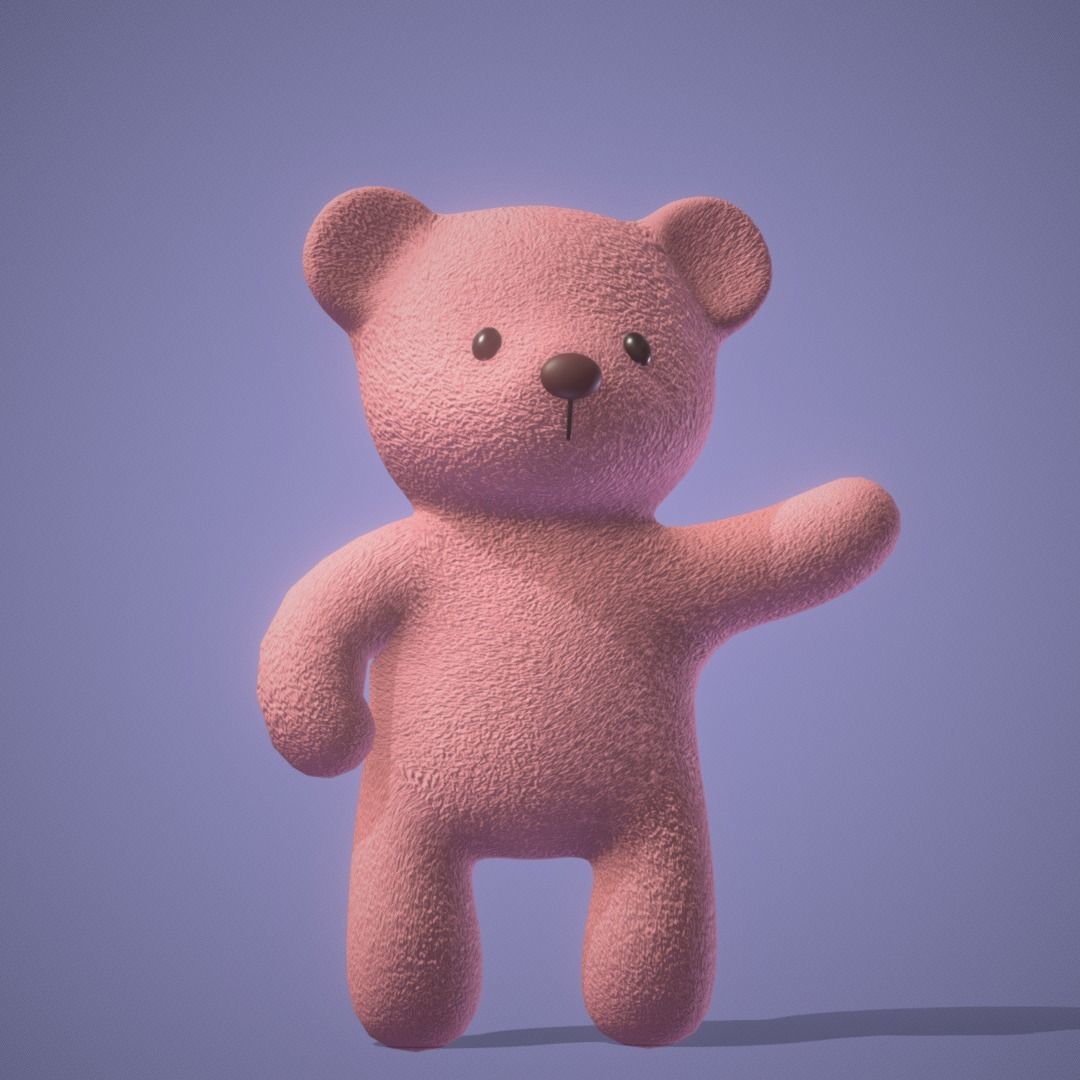 Teddy Bear 3D model 3D model_1