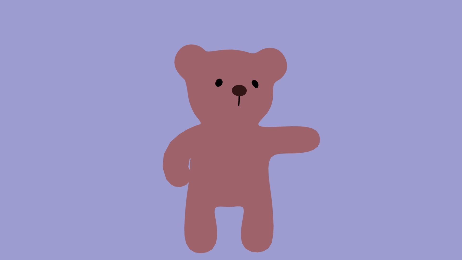 Teddy Bear 3D model 3D model_3