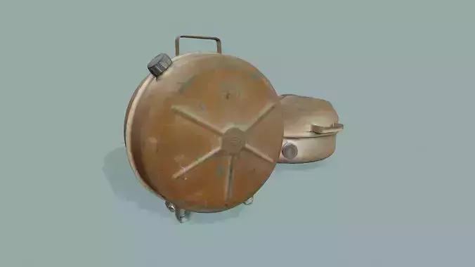 3D Scan Round Canister