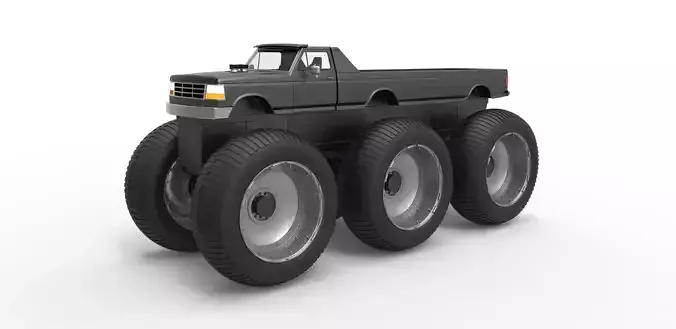 Monster Truck 6x6 concept