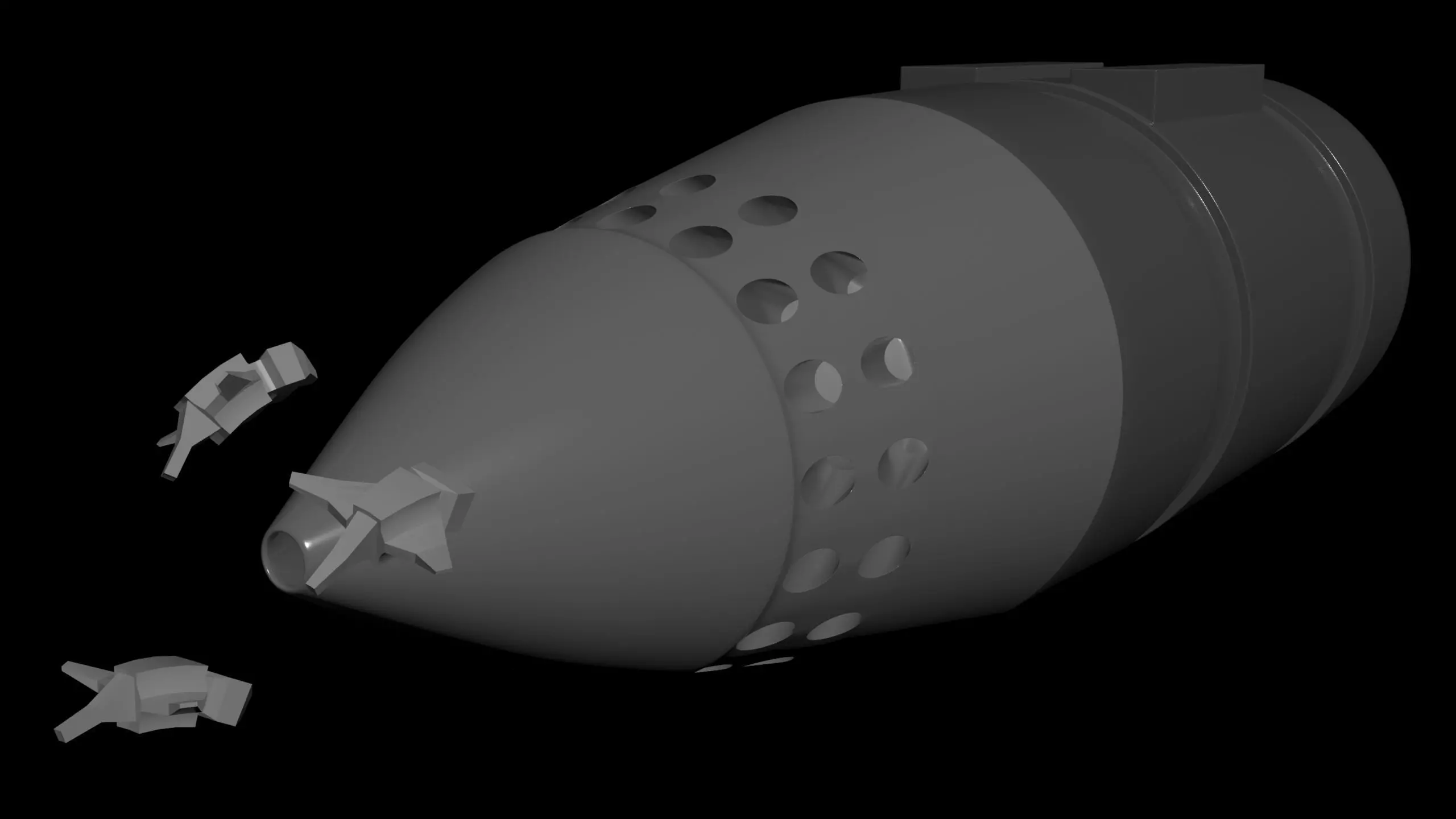 Dutch Deflective Engine Guard - Concept 3D model_0