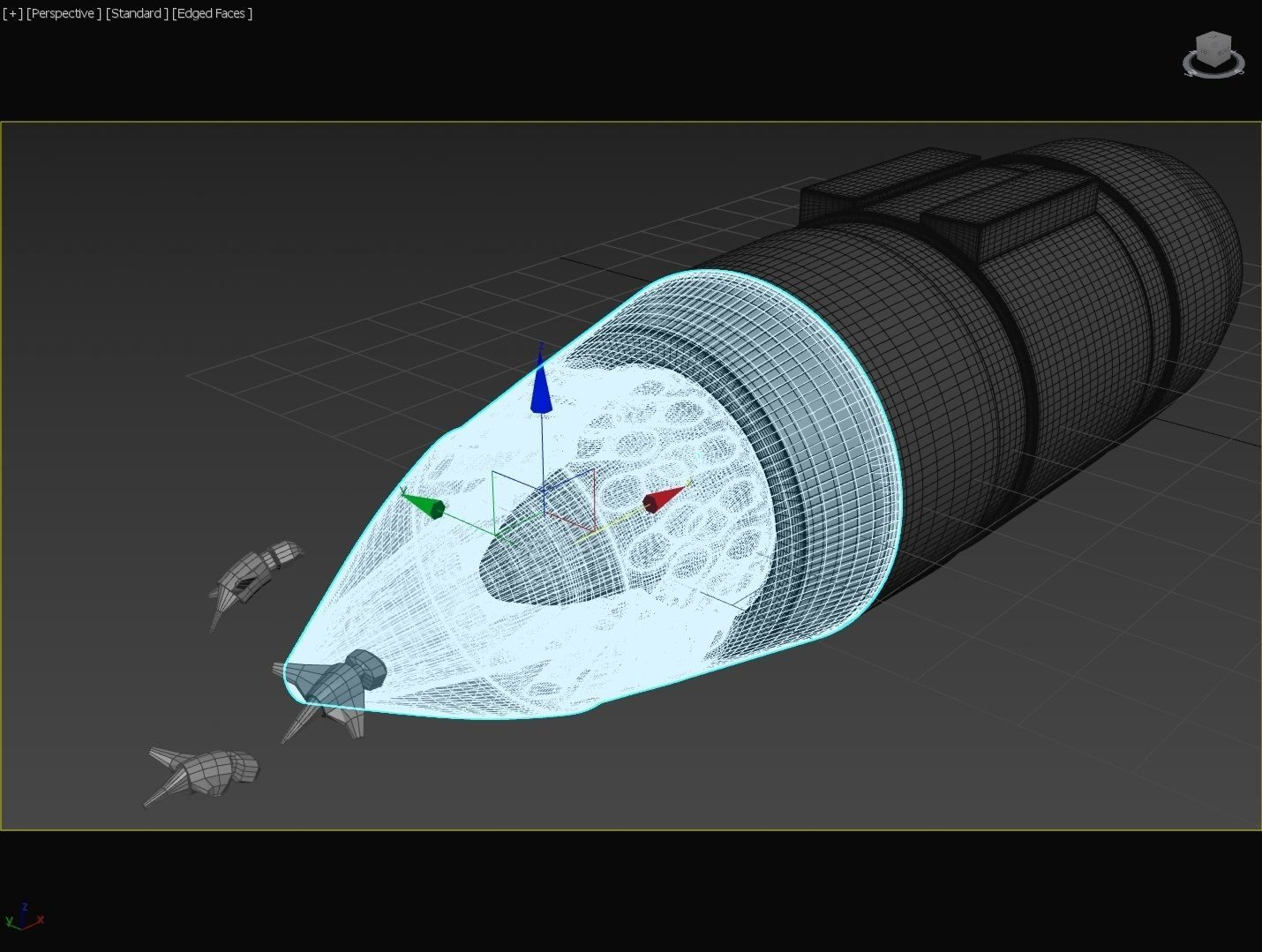 Dutch Deflective Engine Guard - Concept 3D model_7