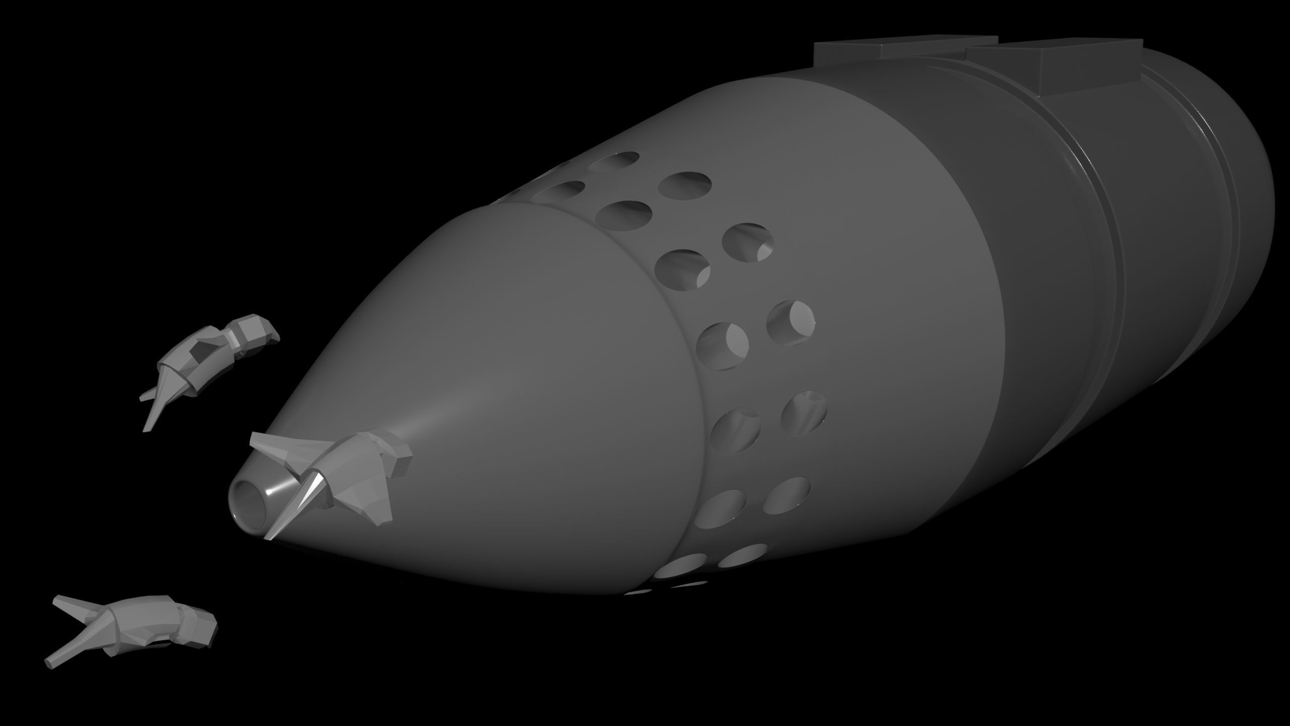 Dutch Deflective Engine Guard - Concept 3D model_1