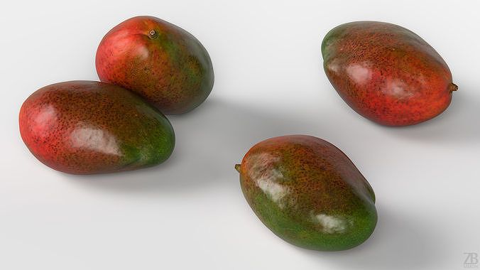 Mango 3D model 3